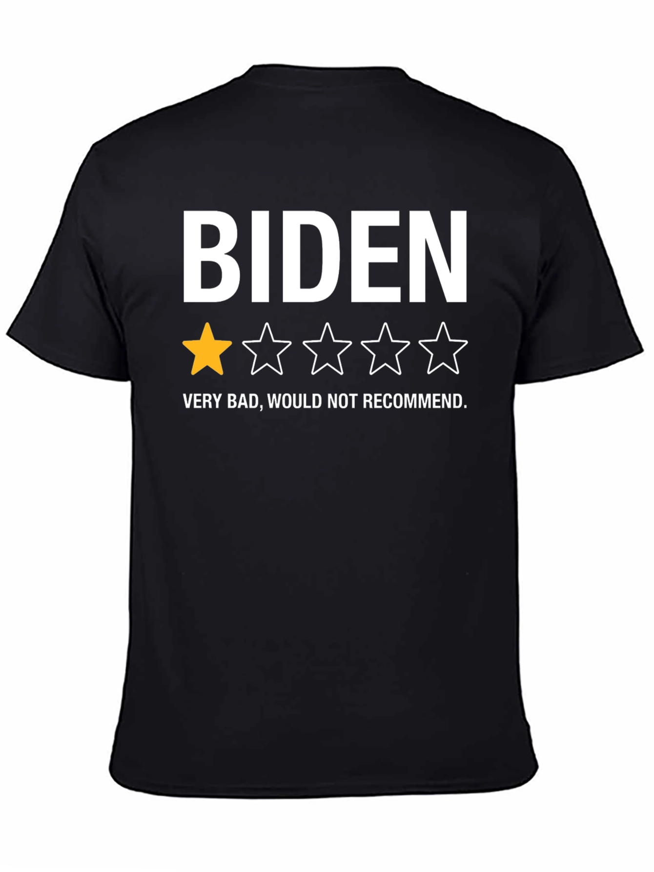 Biden One-Star Rating T-Shirt - Funny Political Tee