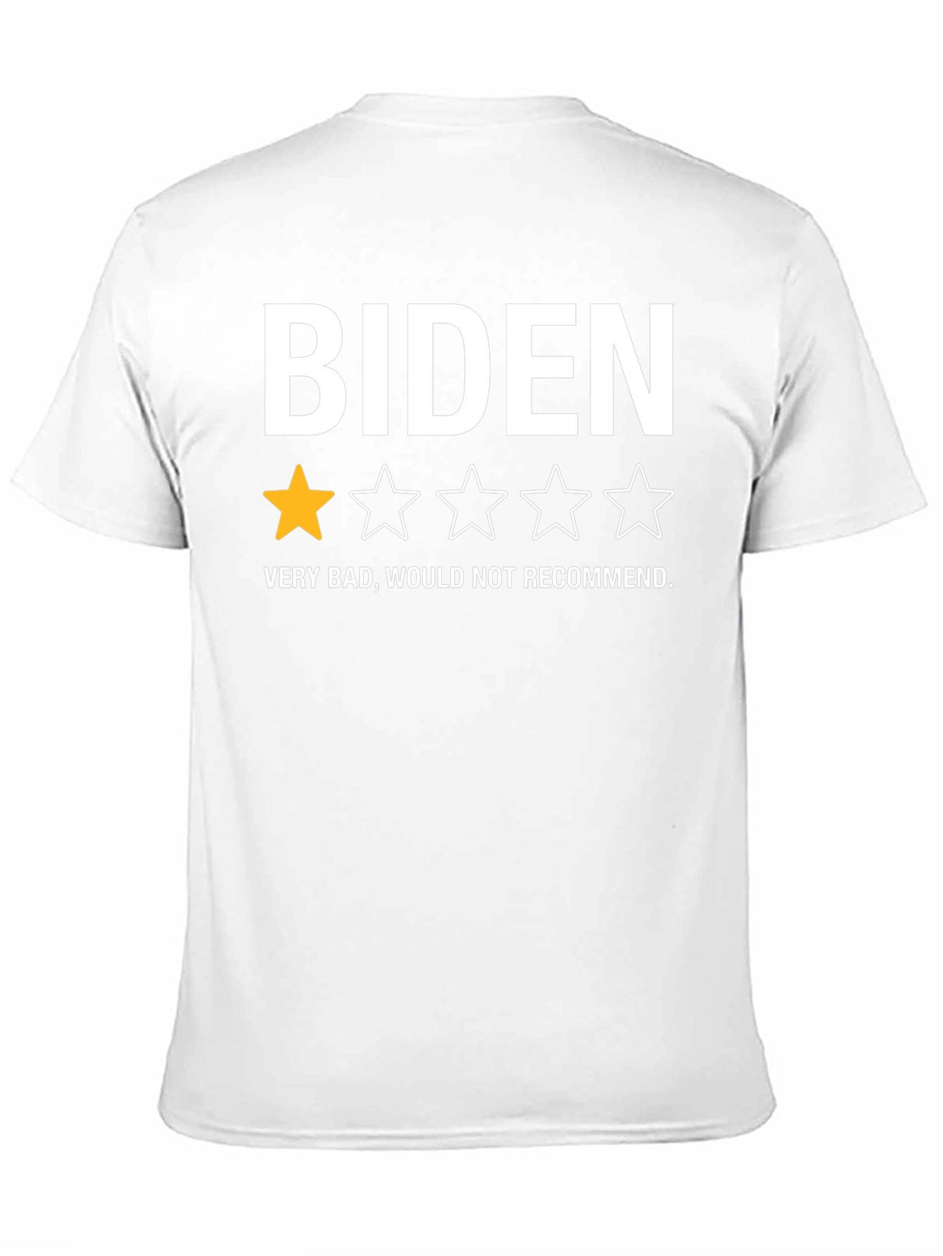 Biden One-Star Rating T-Shirt - Funny Political Tee