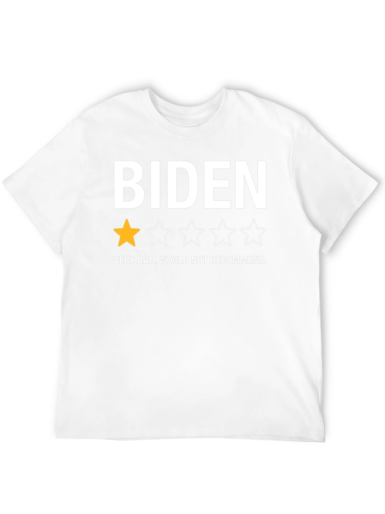 Biden One-Star Rating T-Shirt - Funny Political Tee