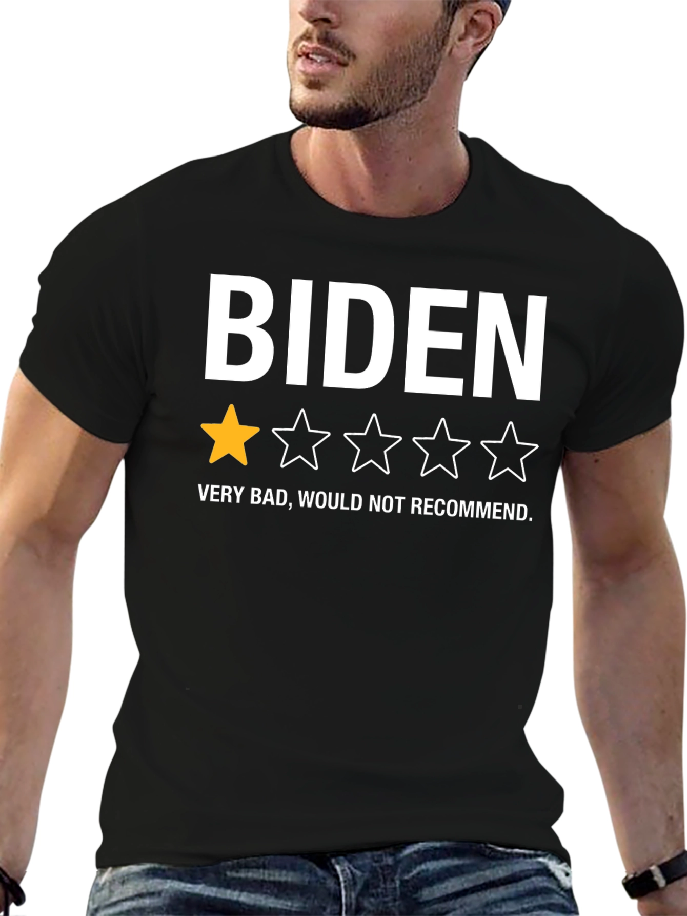 Biden One-Star Rating T-Shirt - Funny Political Tee