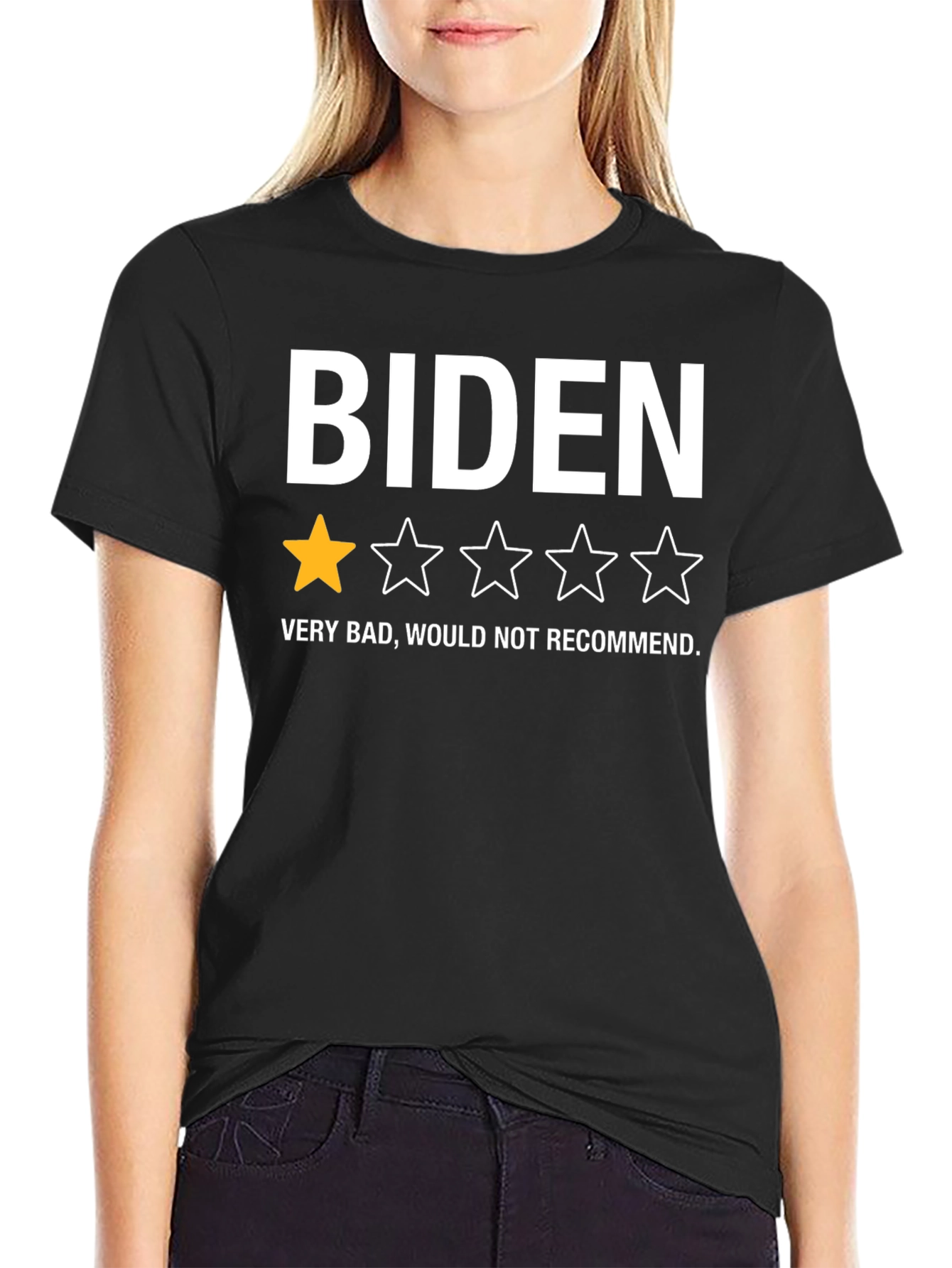 Biden One-Star Rating T-Shirt - Funny Political Tee