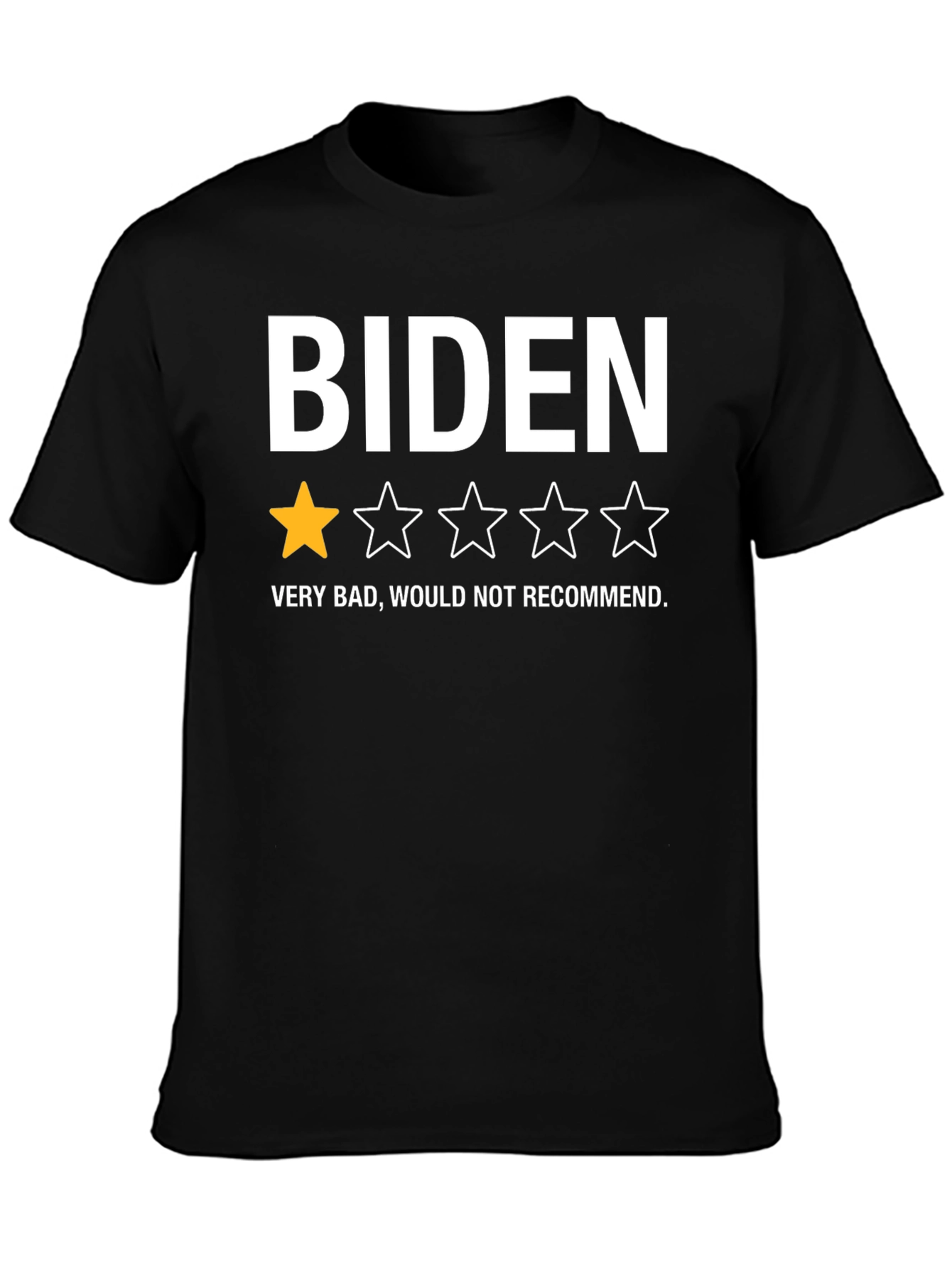 Biden One-Star Rating T-Shirt - Funny Political Tee