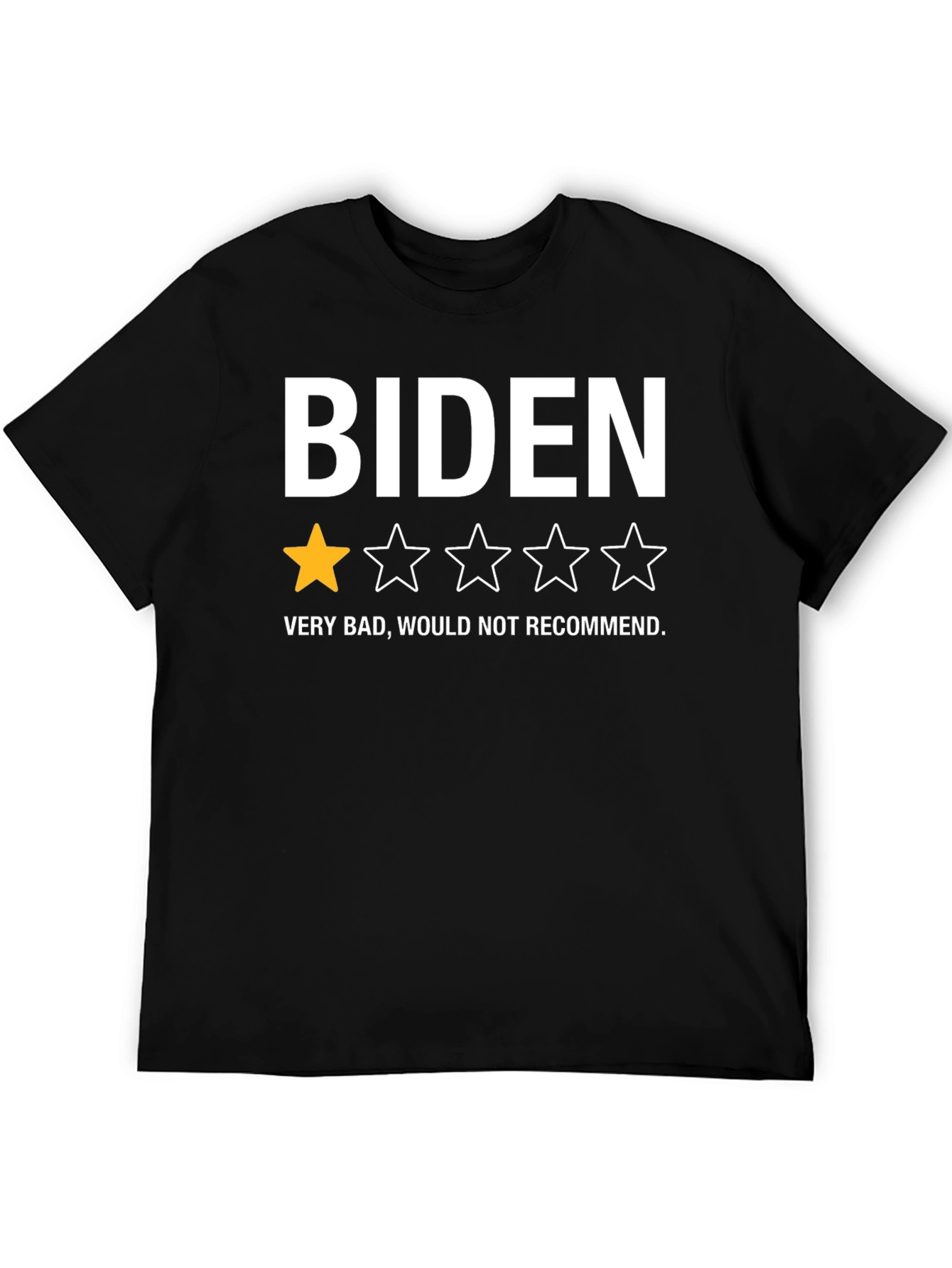 Biden One-Star Rating T-Shirt - Funny Political Tee