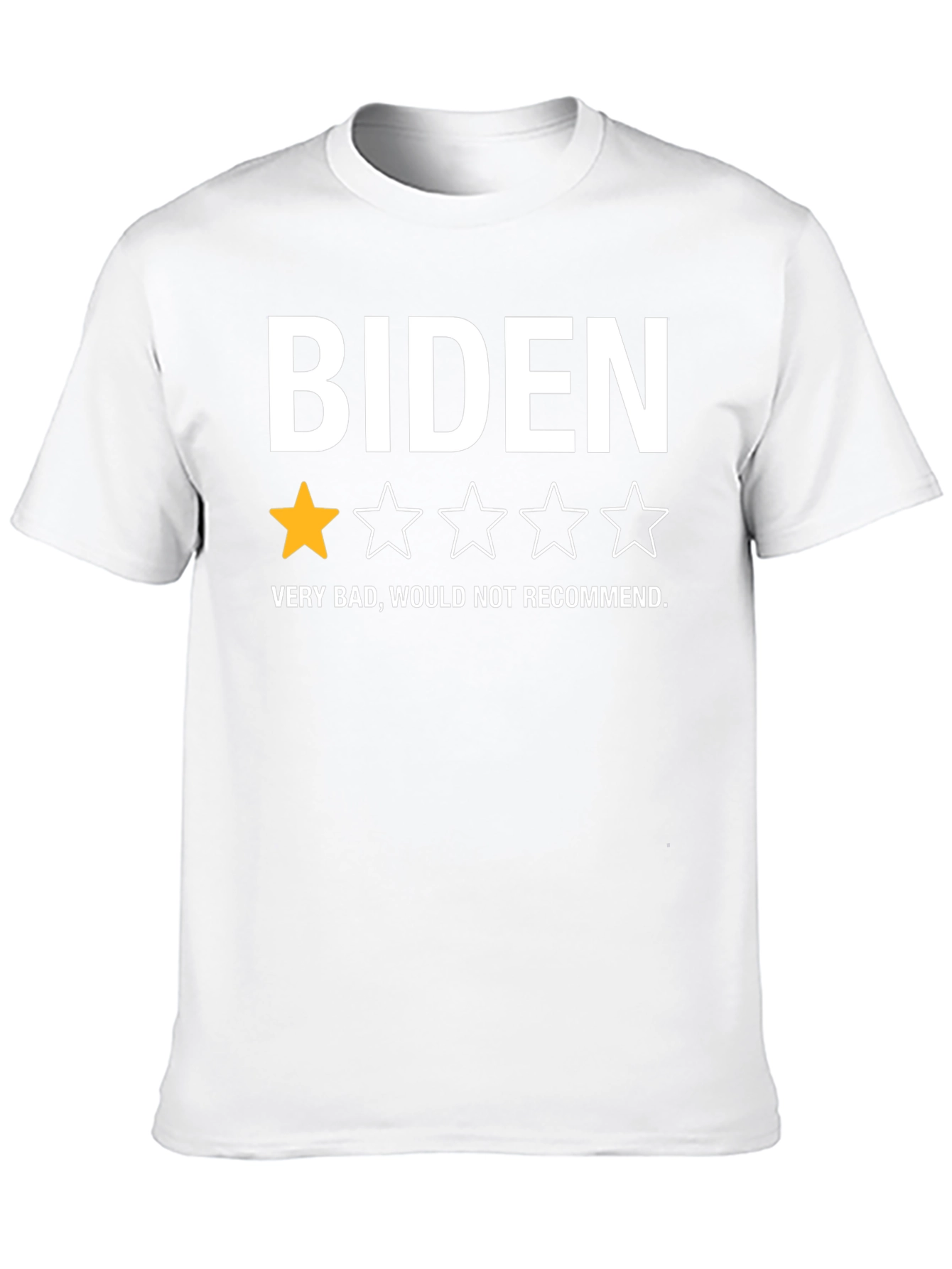 Biden One-Star Rating T-Shirt - Funny Political Tee