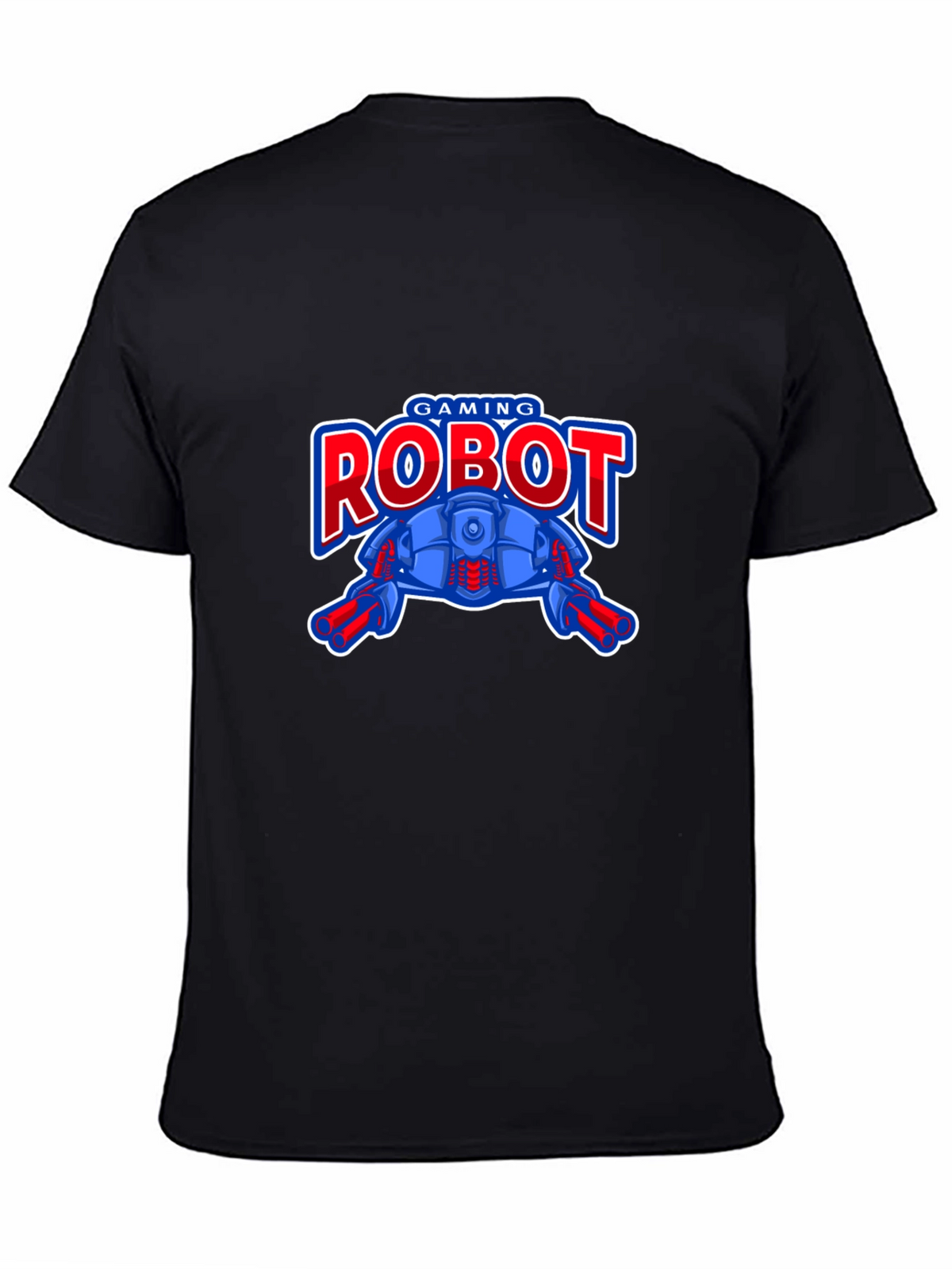 Gaming Robot Black T-Shirt for Gamers