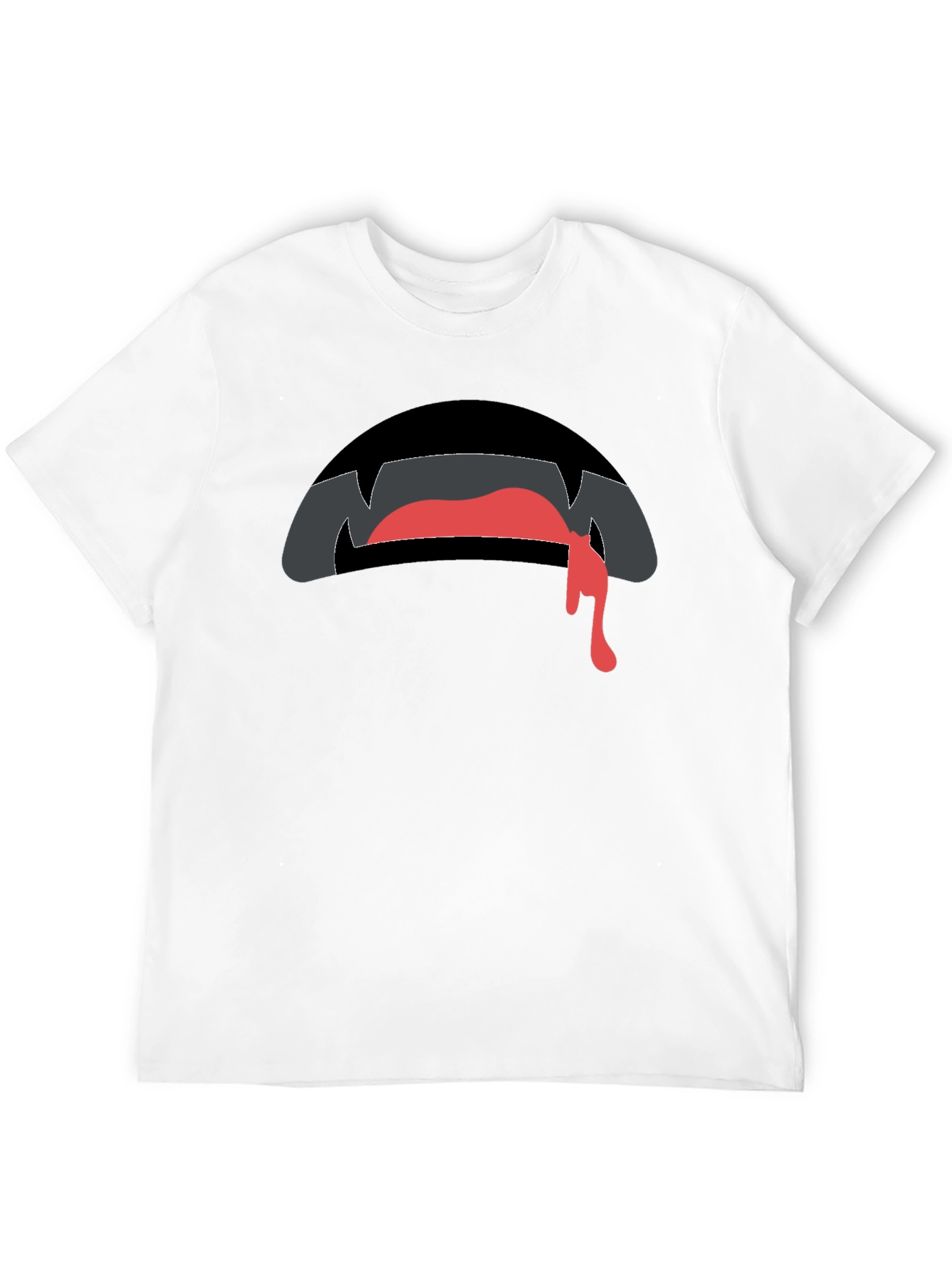 Vampire Bite Graphic Tee - Halloween Novelty Shirt