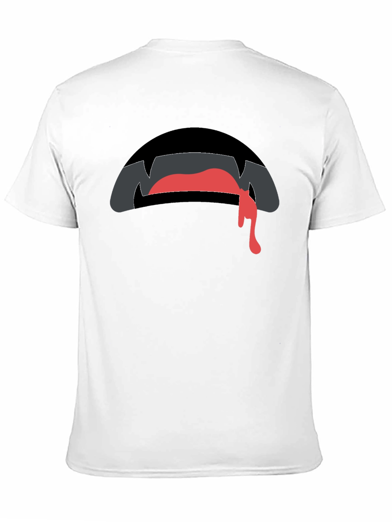 Vampire Bite Graphic Tee - Halloween Novelty Shirt