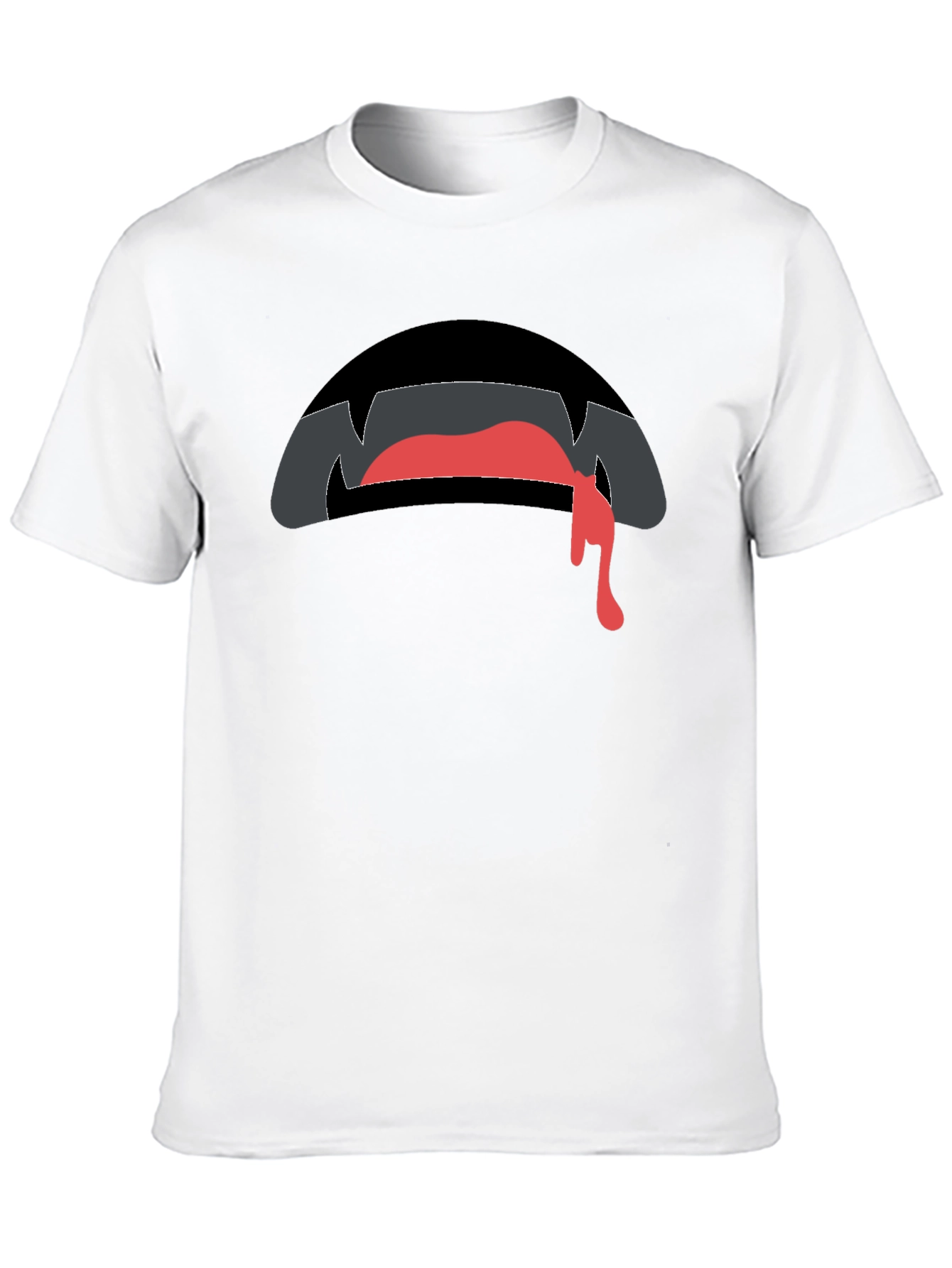 Vampire Bite Graphic Tee - Halloween Novelty Shirt