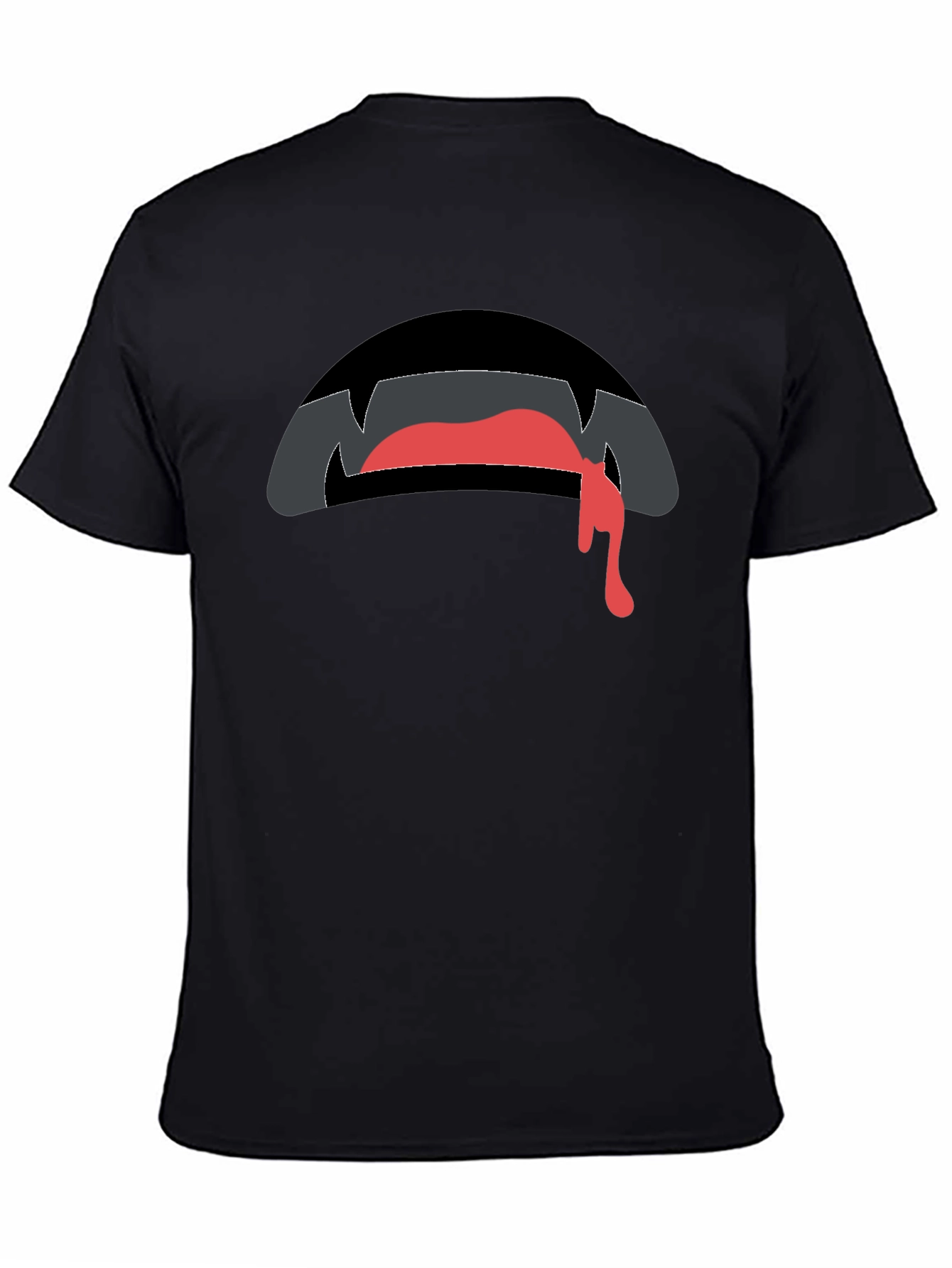 Vampire Bite Graphic Tee - Halloween Novelty Shirt