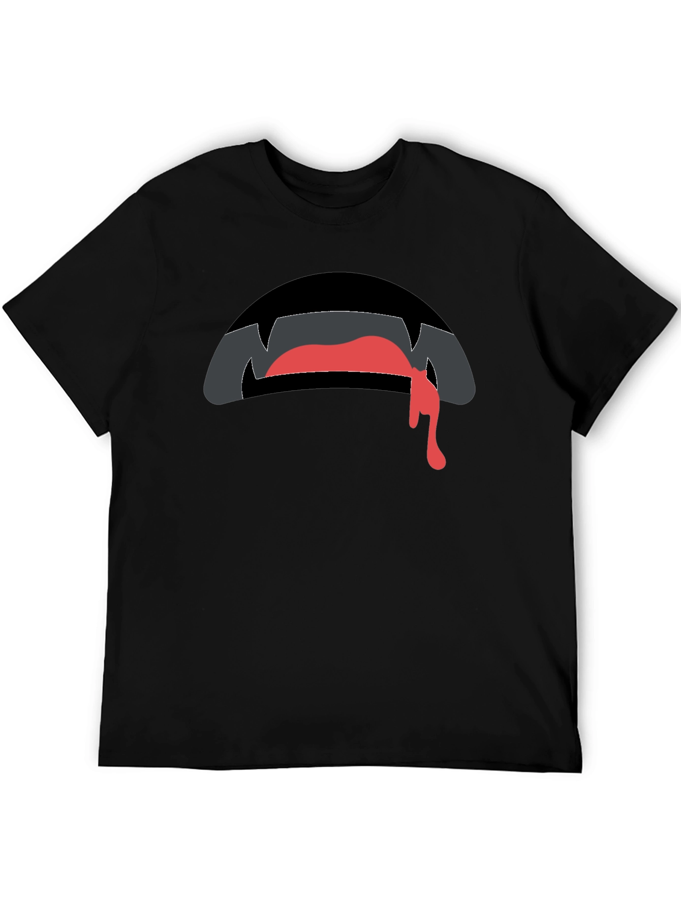Vampire Bite Graphic Tee - Halloween Novelty Shirt