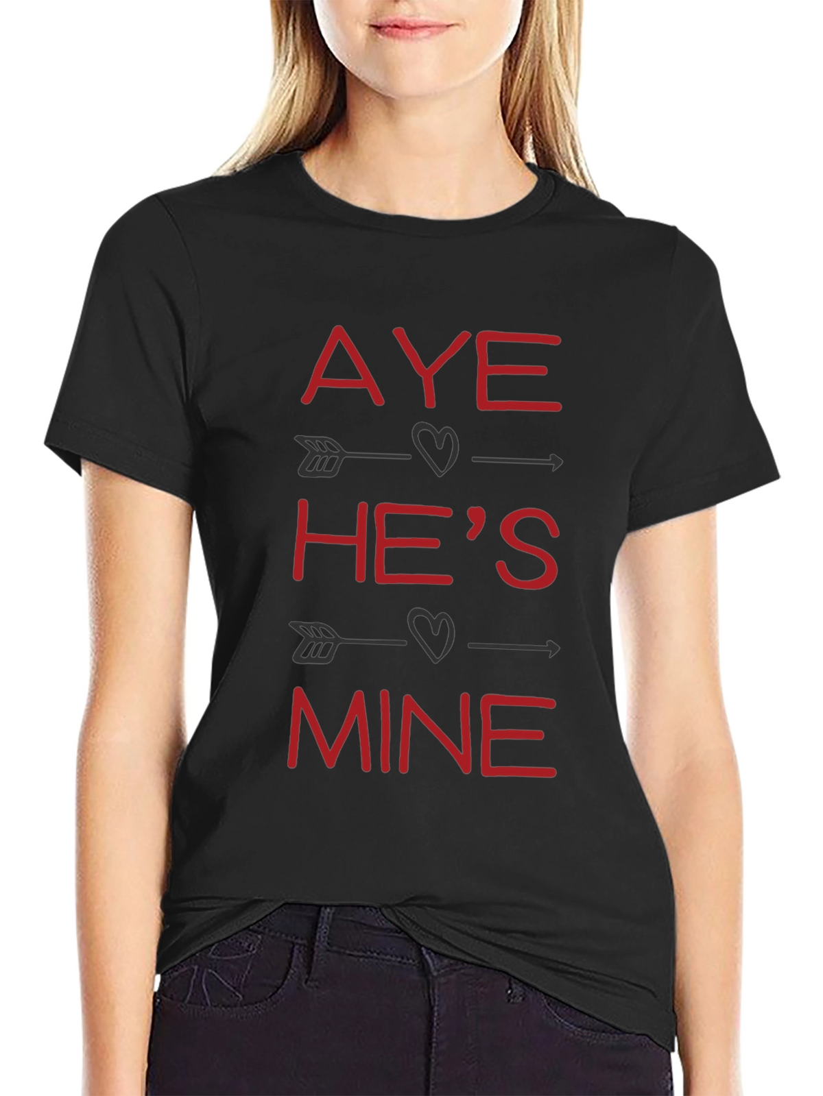 Aye Hes Mine Valentines T-Shirt