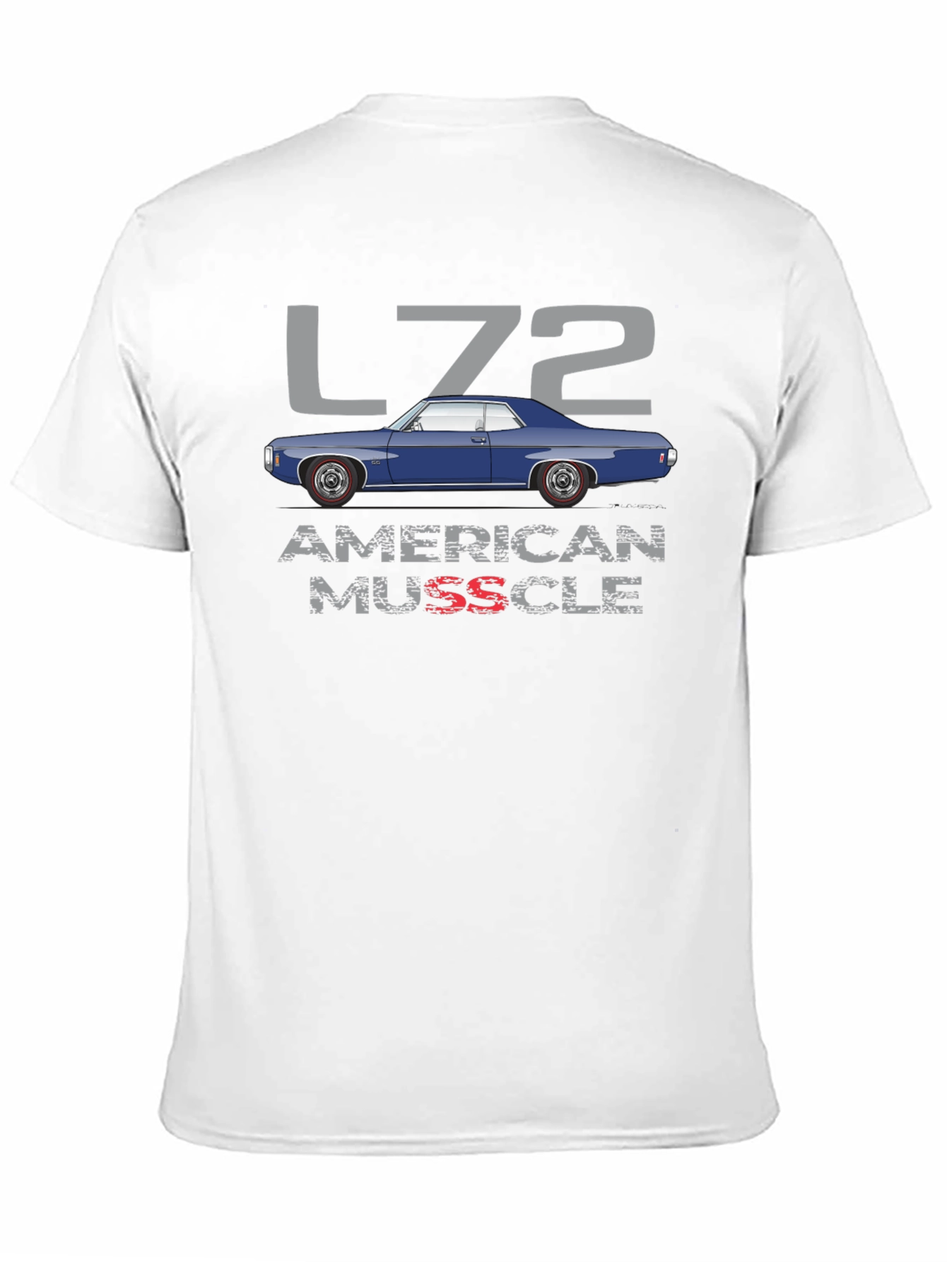 L72 American Muscle Car Graphic Tee