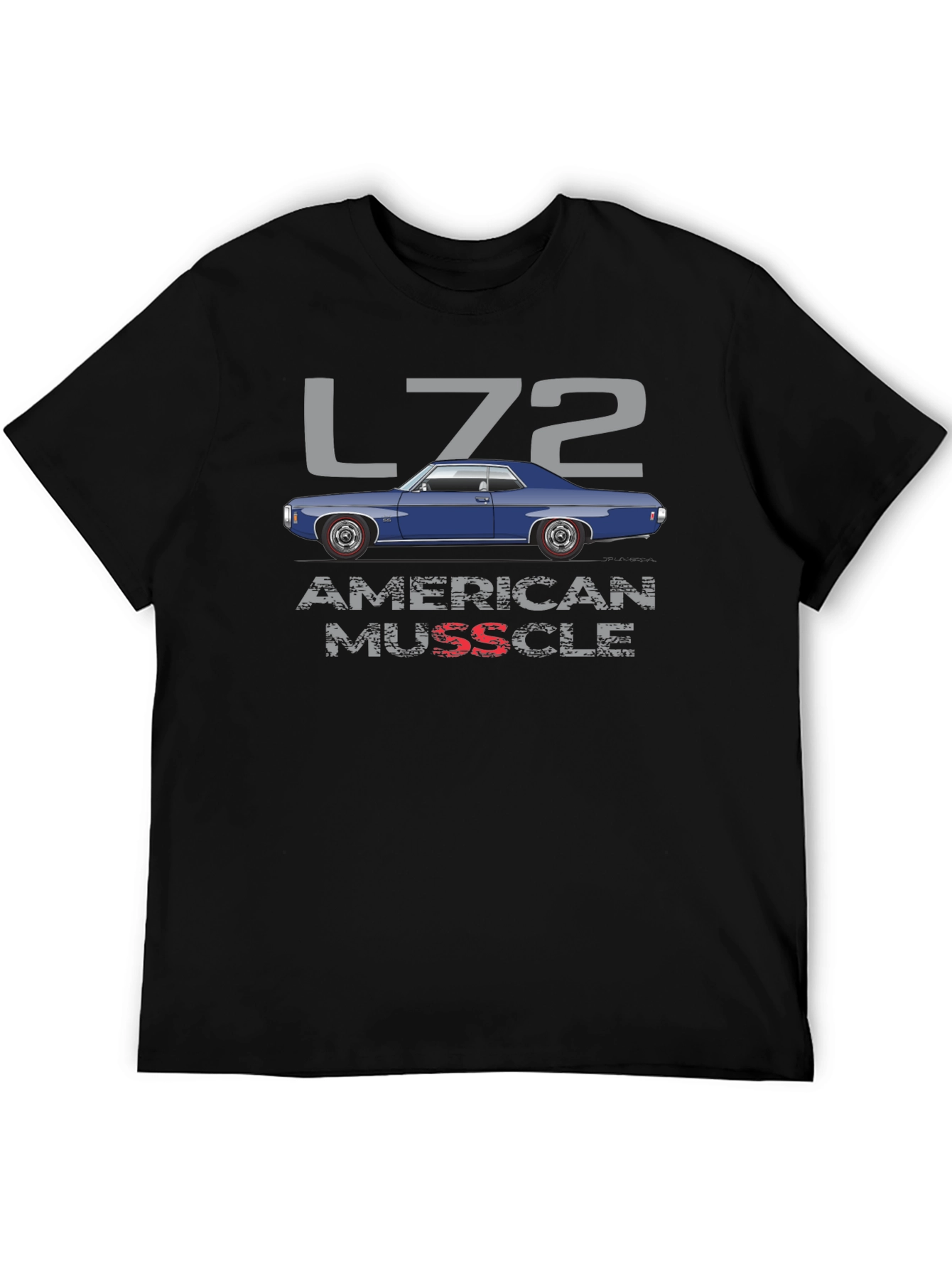 L72 American Muscle Car Graphic Tee