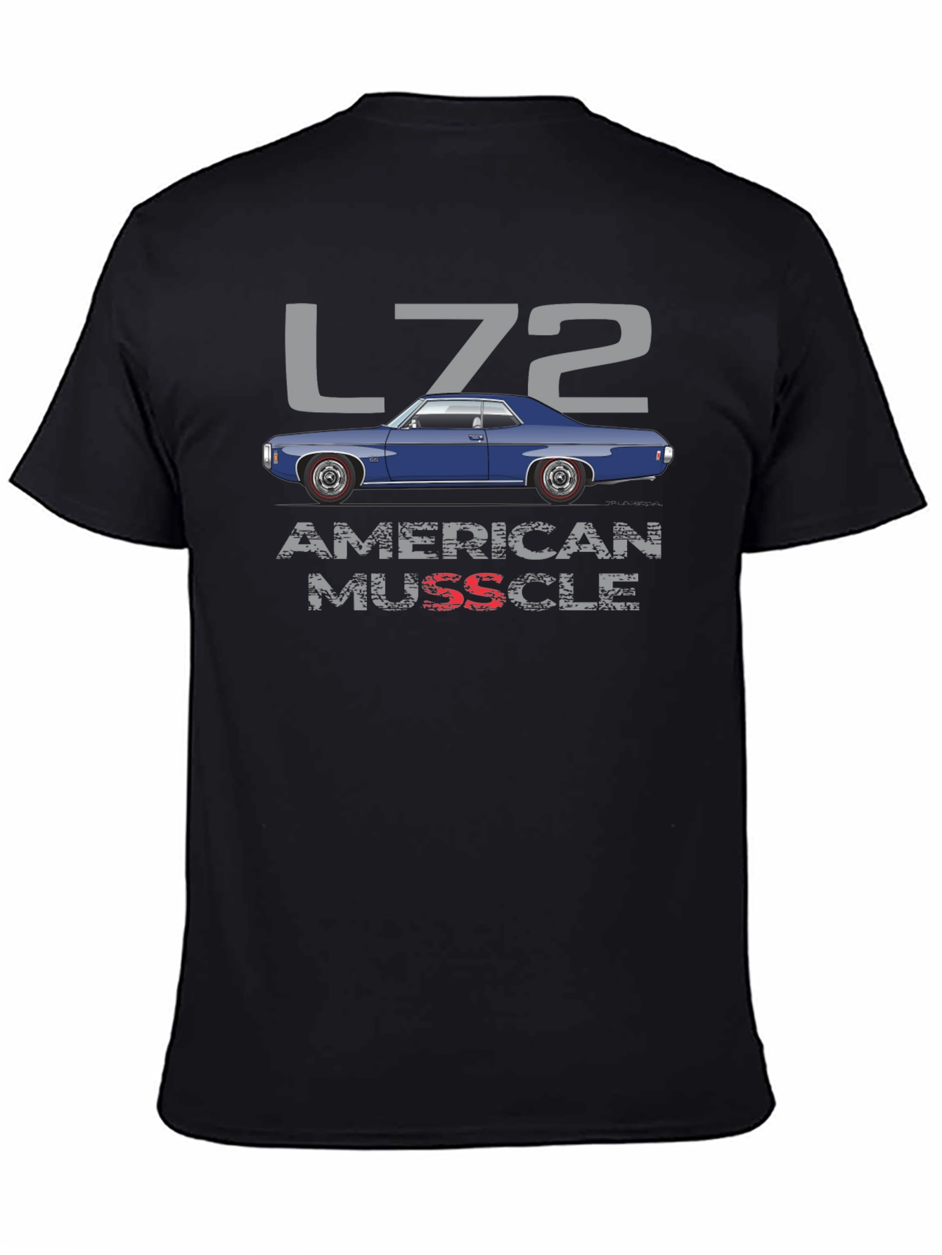 L72 American Muscle Car Graphic Tee
