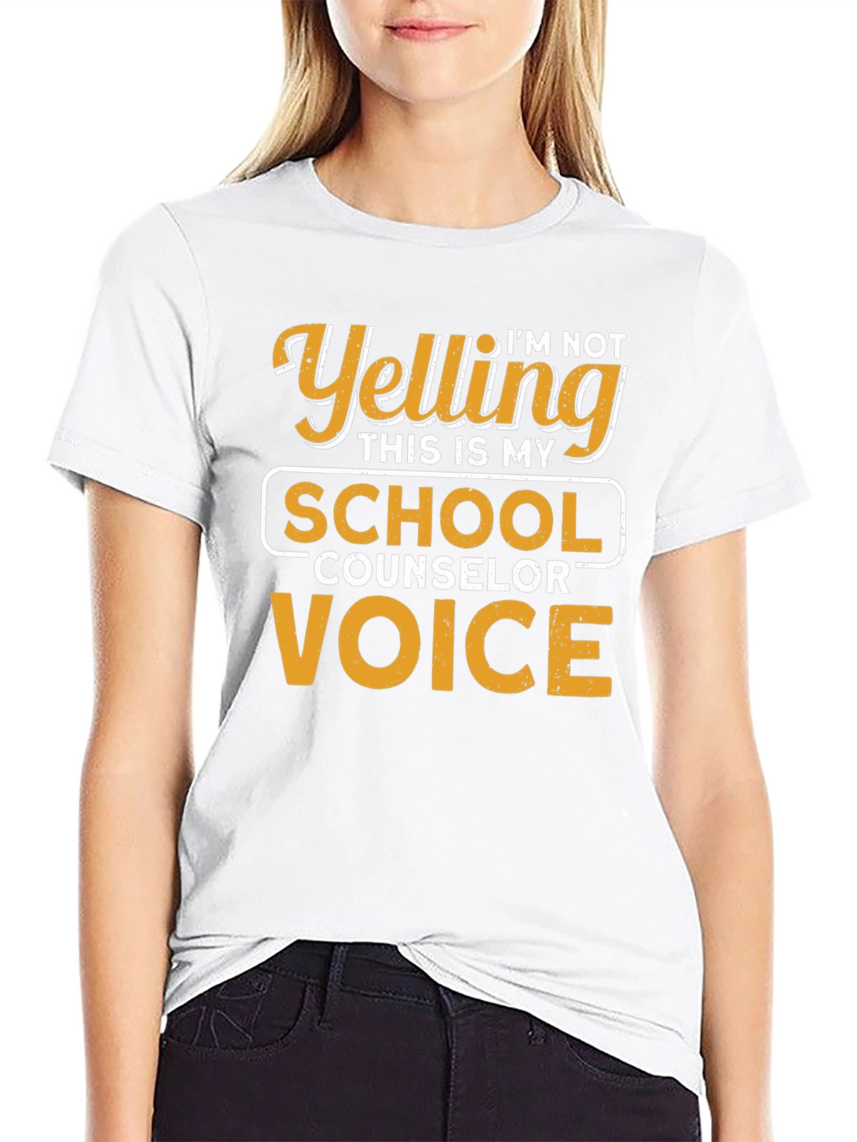 Im Not Yelling School Counselor T-Shirt