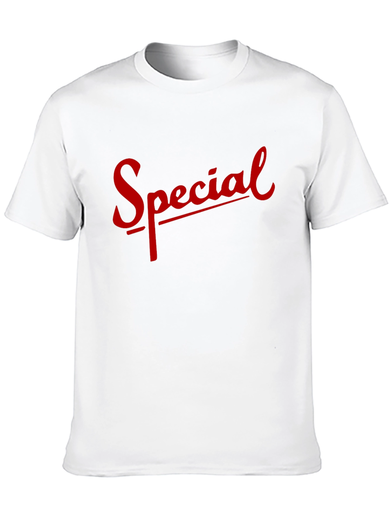 Special Graphic T-Shirt - Black Crew Neck Tee