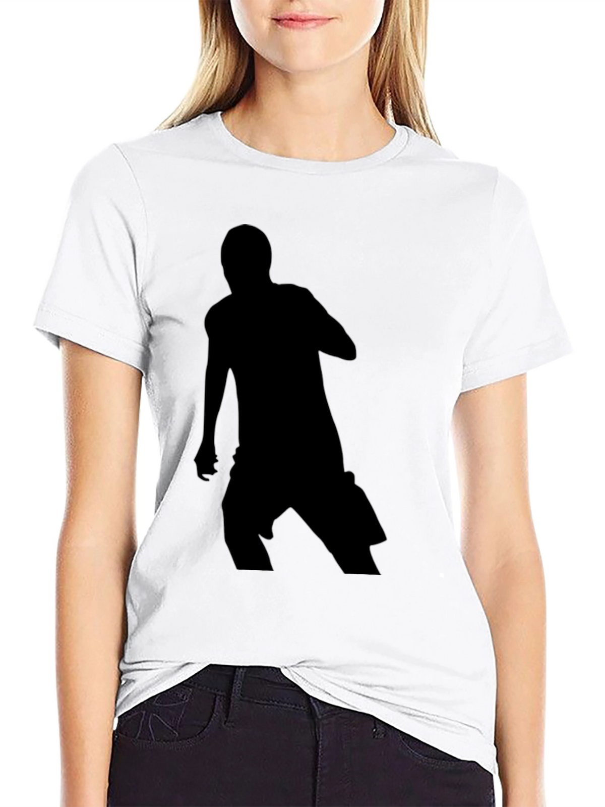 Mens Silhouette Graphic Print T-Shirt