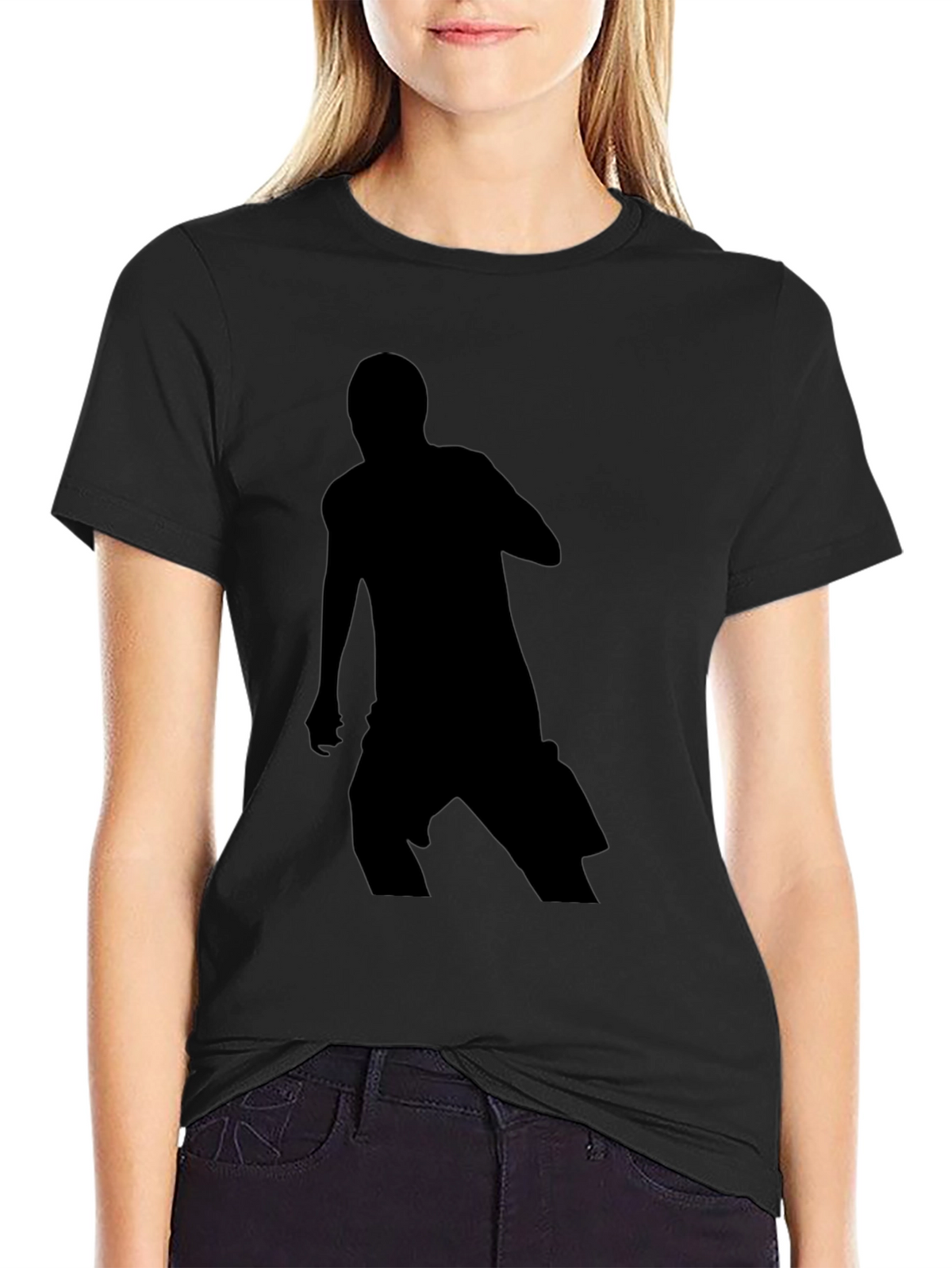 Mens Silhouette Graphic Print T-Shirt