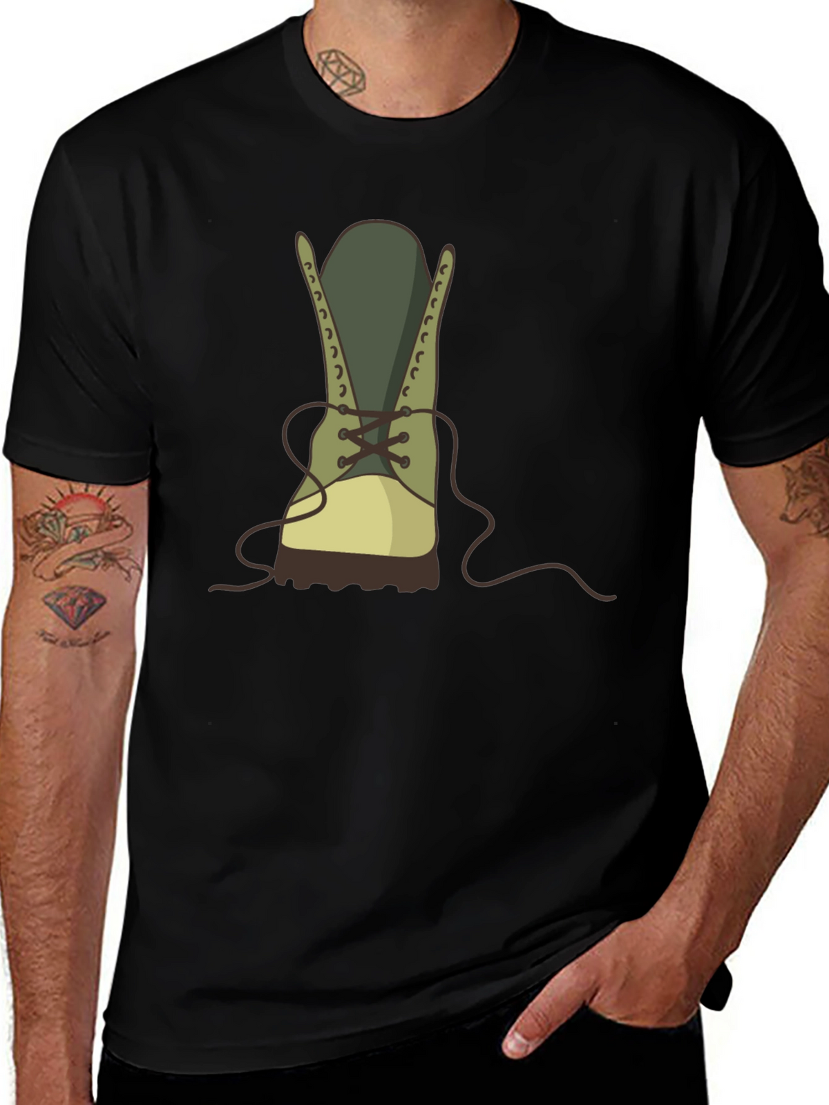Hiking Boot Graphic Tee - Adventure Ready!