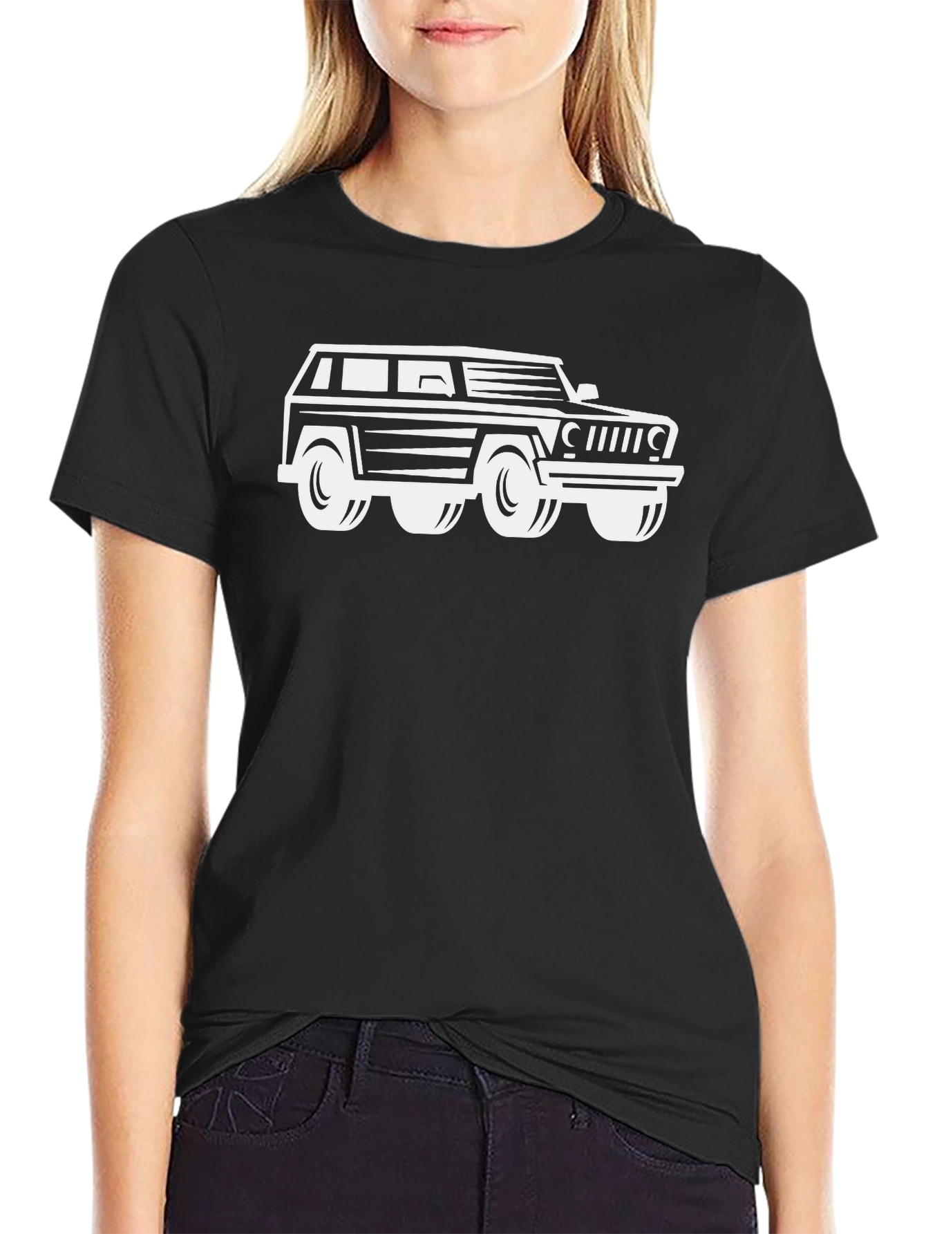Off-Road Vehicle Graphic Tee - Black
