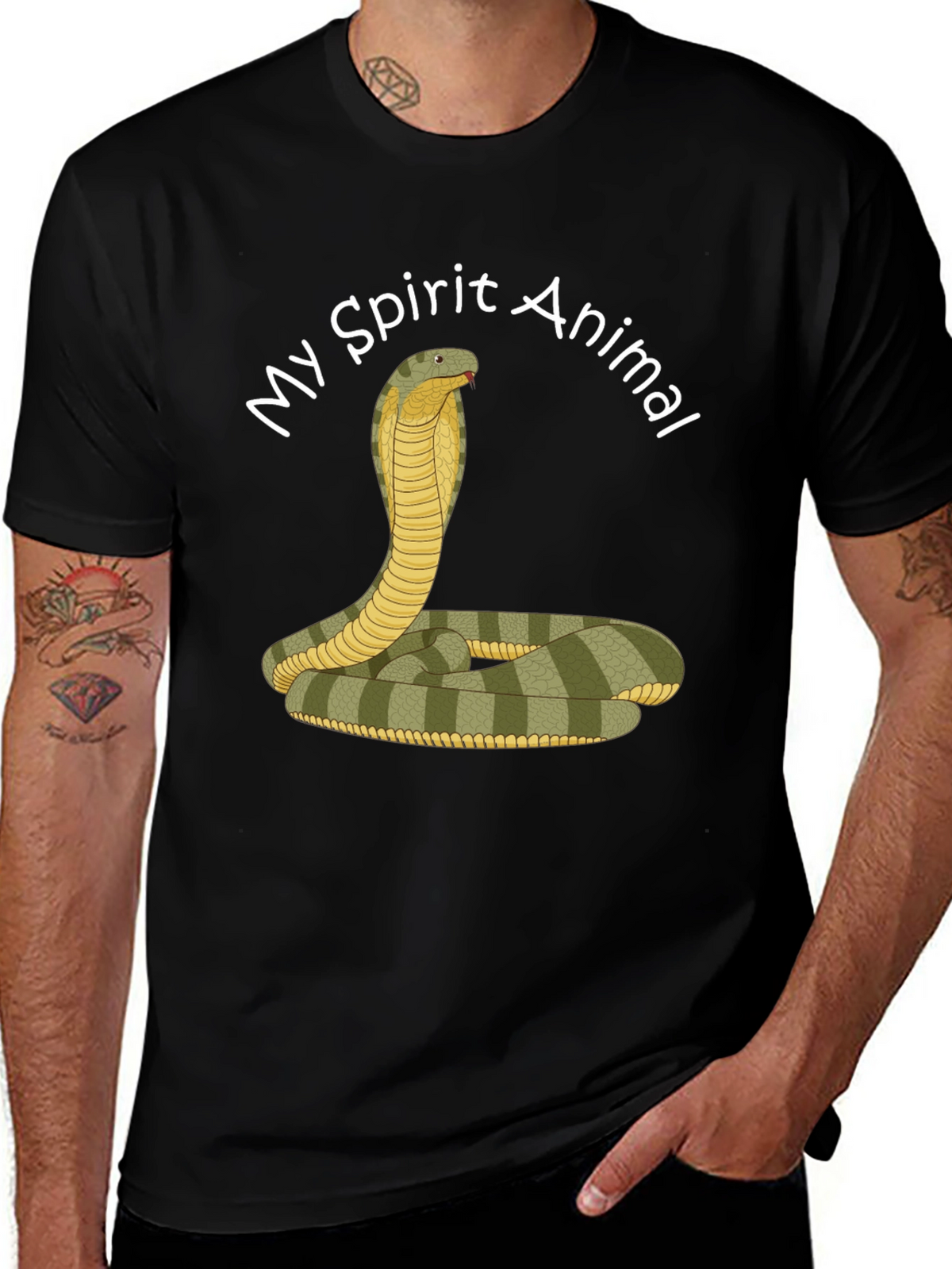 My Spirit Animal Snake Tee - Cobra Design
