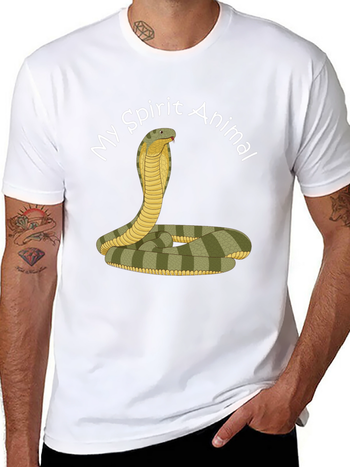 My Spirit Animal Snake Tee - Cobra Design
