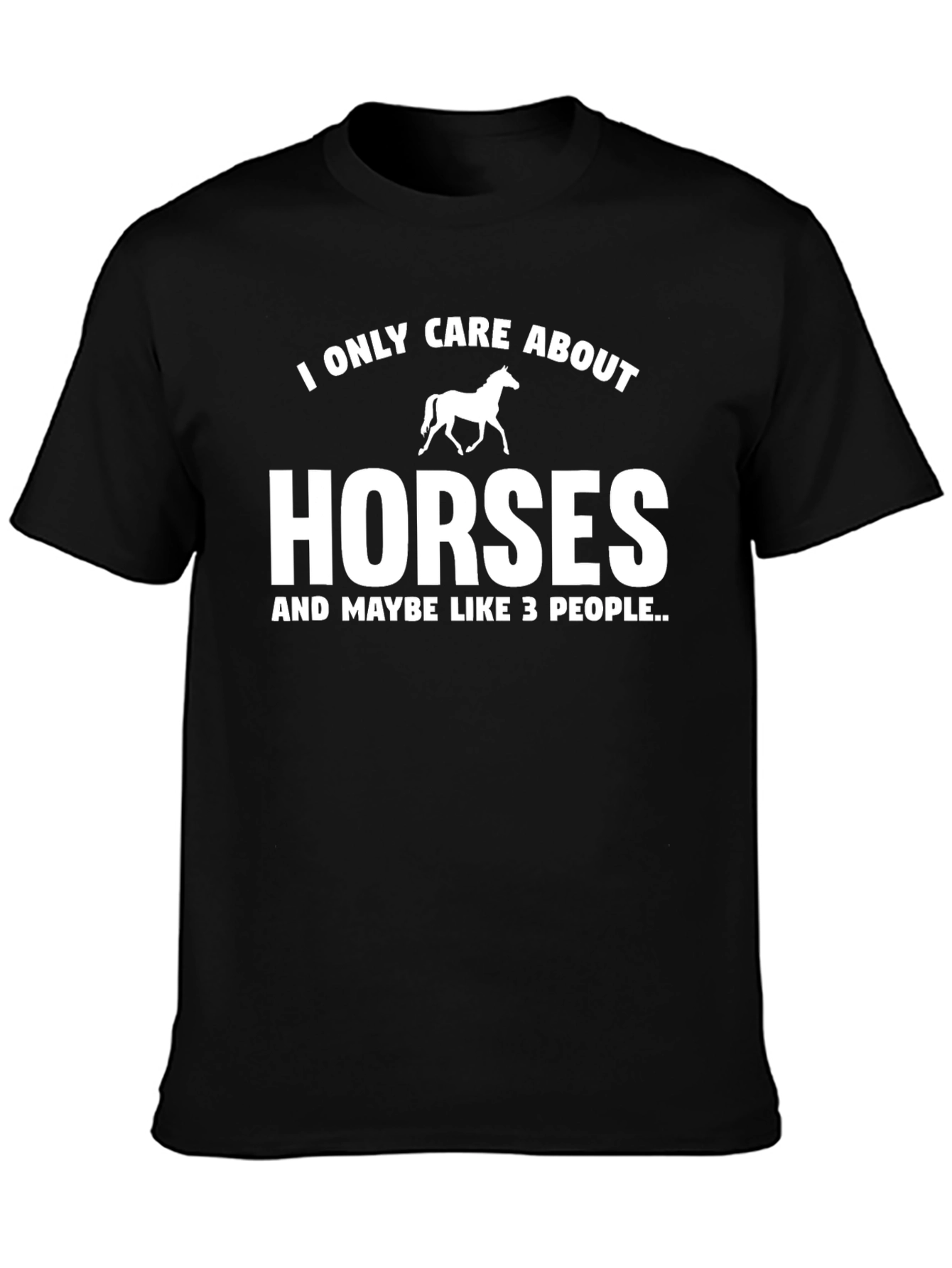 I Only Care About Horses Graphic Tee