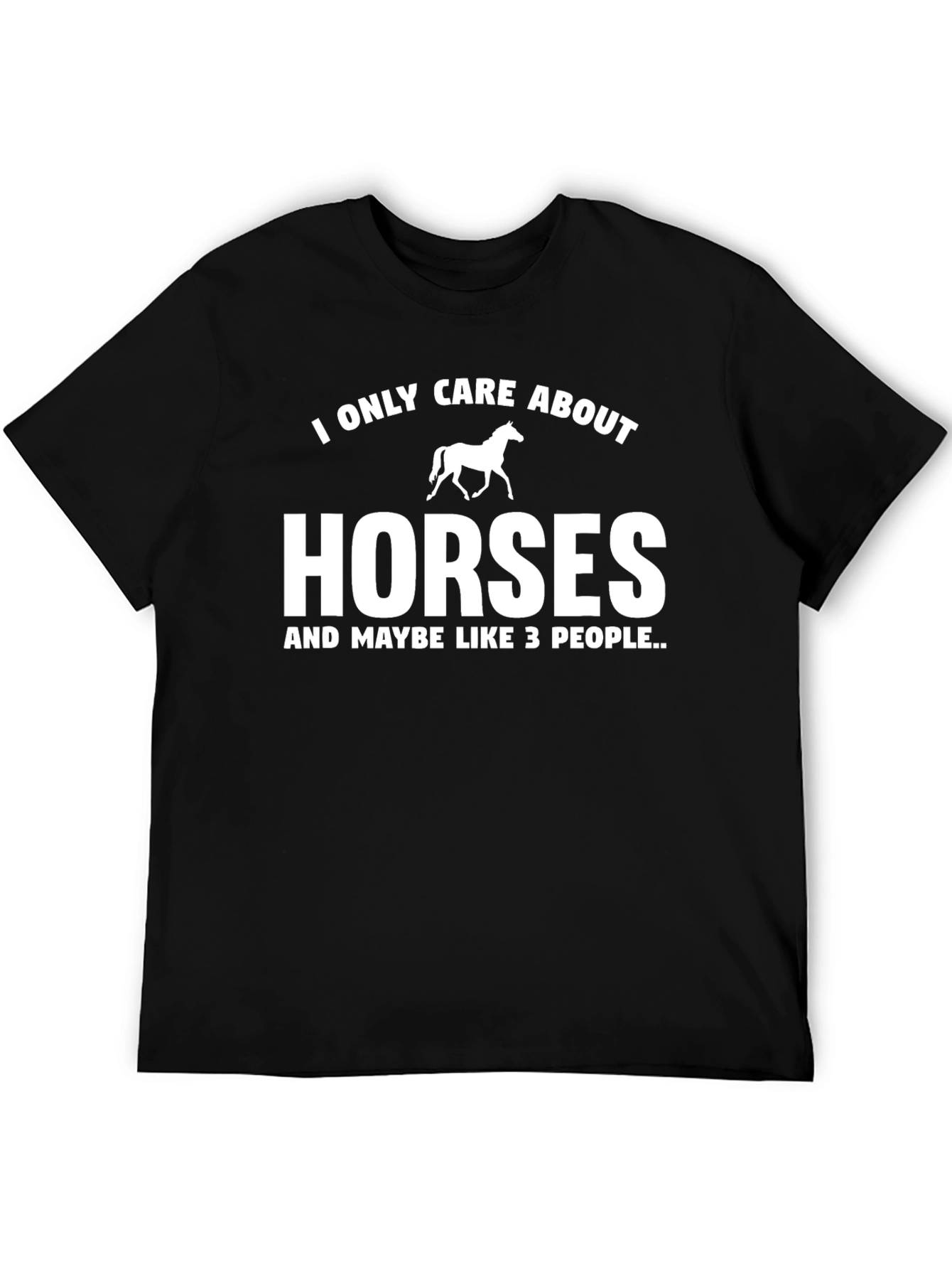 I Only Care About Horses Graphic Tee