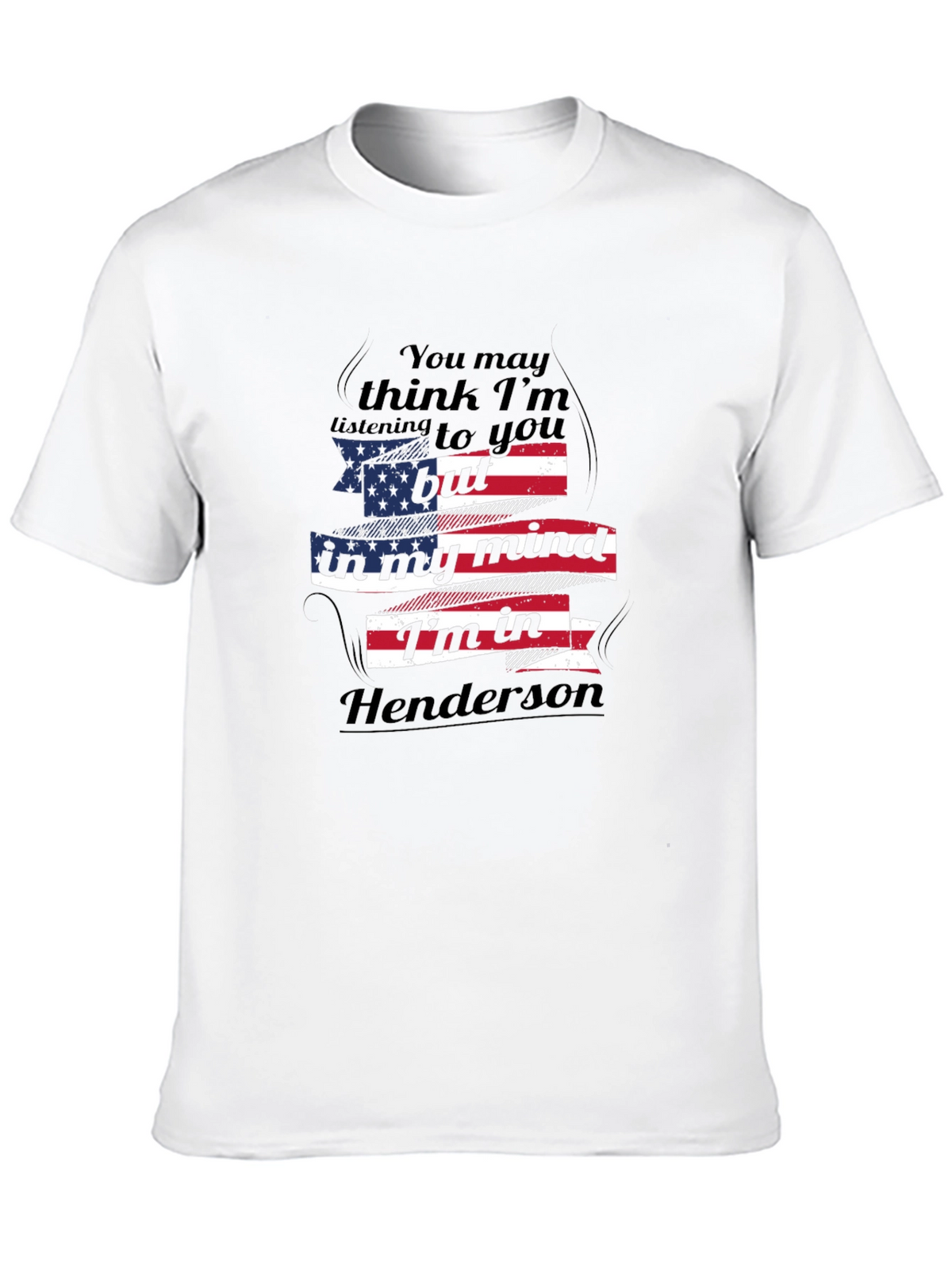 Henderson Mind T-Shirt - American Flag Design