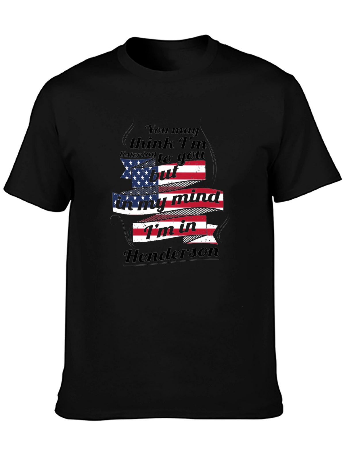 Henderson Mind T-Shirt - American Flag Design