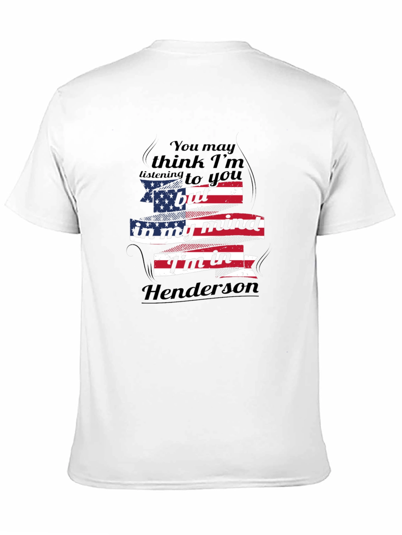Henderson Mind T-Shirt - American Flag Design