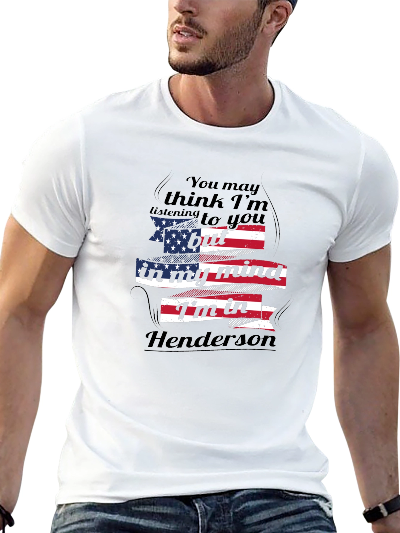 Henderson Mind T-Shirt - American Flag Design
