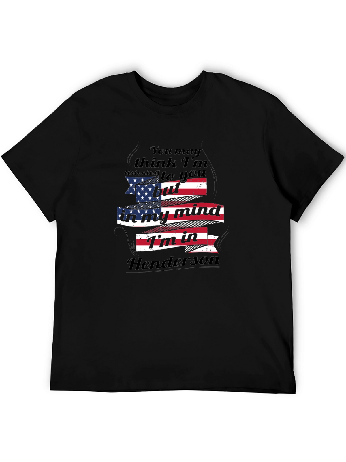 Henderson Mind T-Shirt - American Flag Design