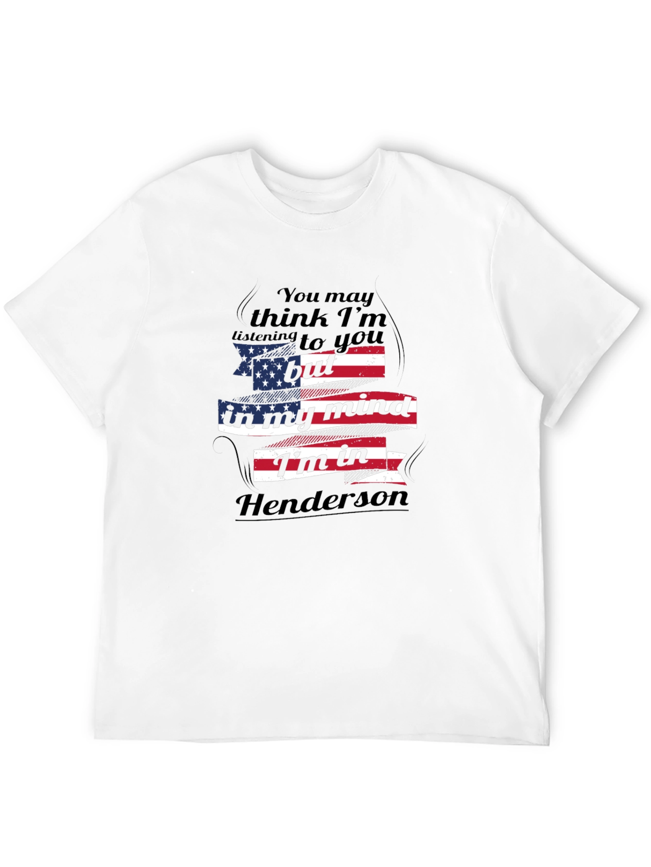 Henderson Mind T-Shirt - American Flag Design
