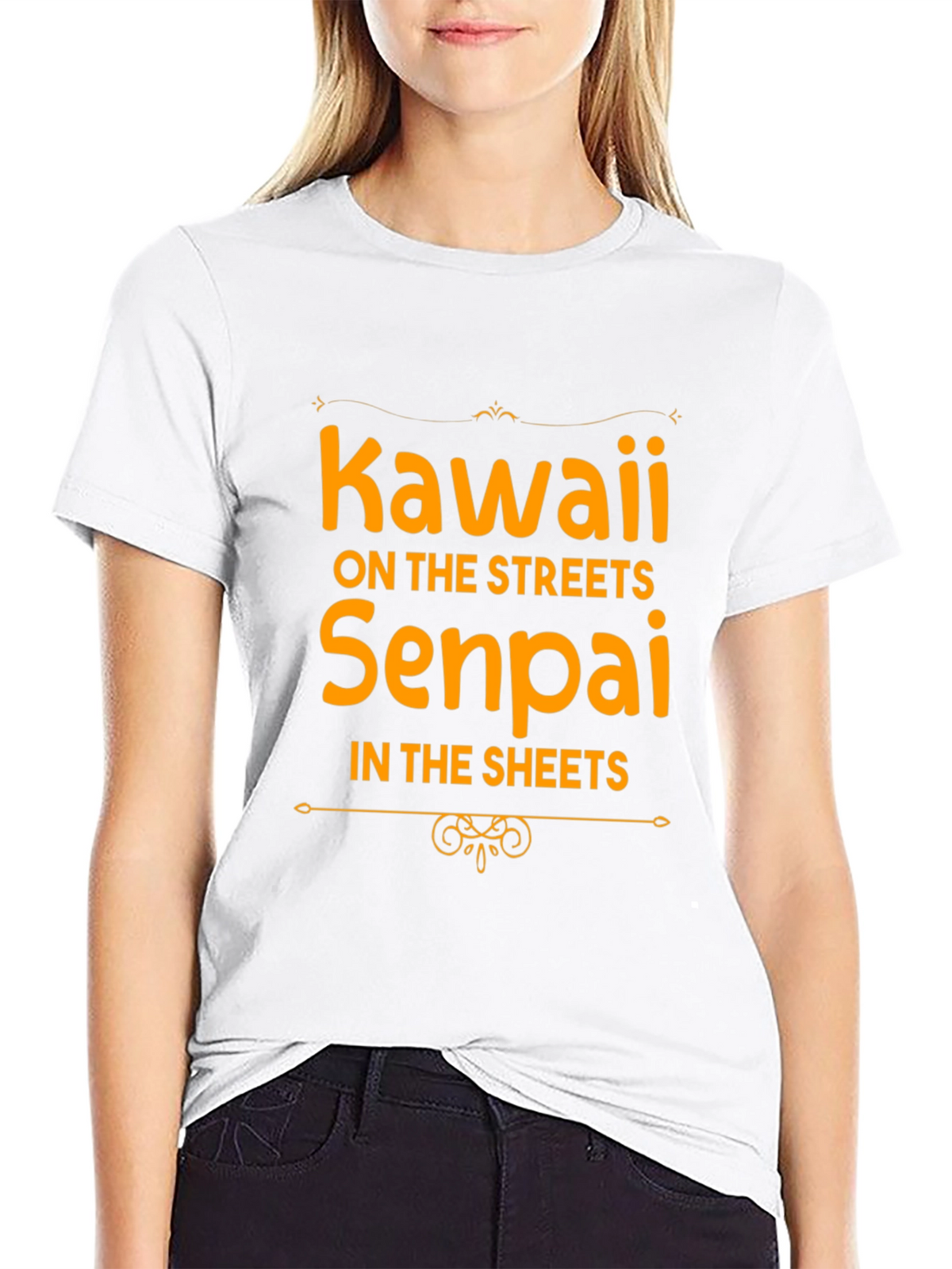 Kawaii Senpai Graphic T-Shirt - Anime Inspired Apparel