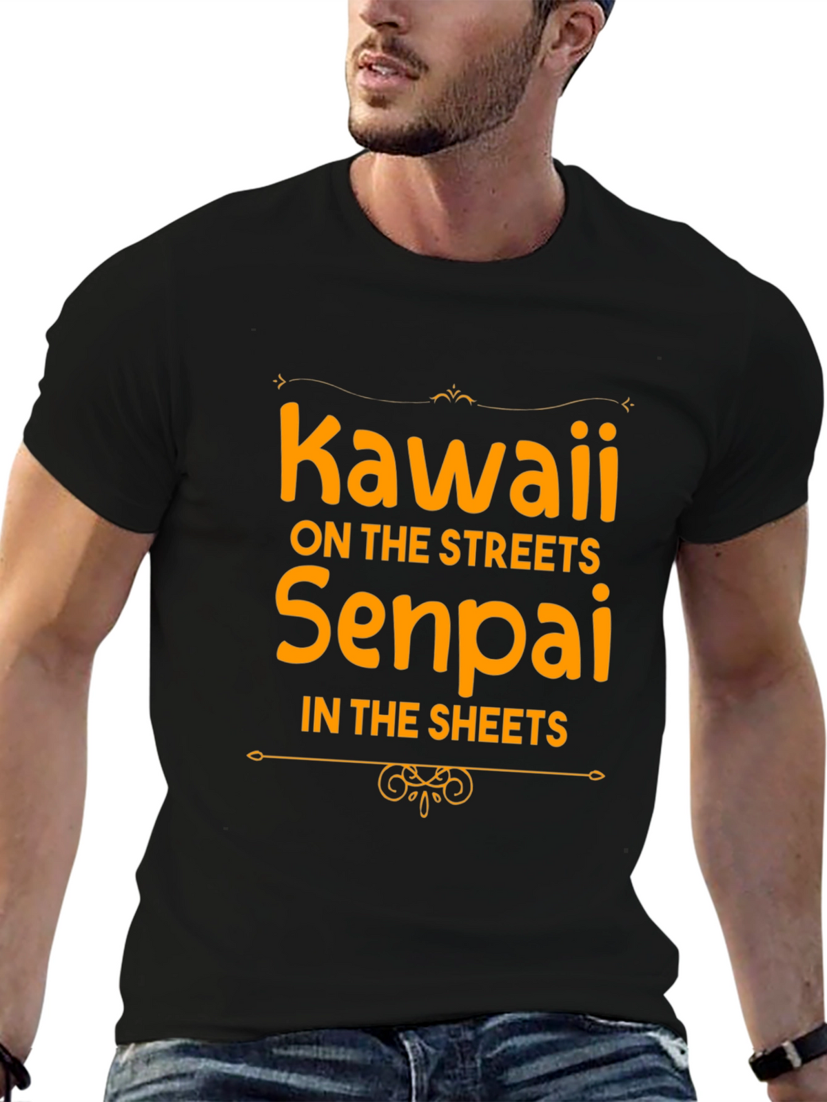 Kawaii Senpai Graphic T-Shirt - Anime Inspired Apparel