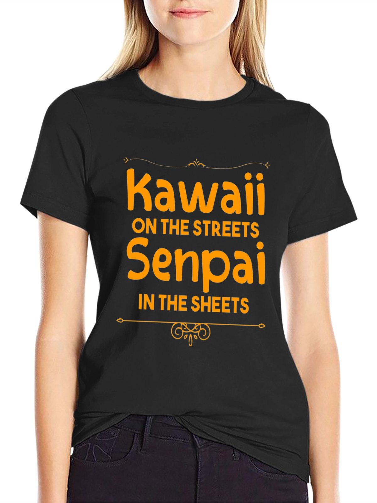 Kawaii Senpai Graphic T-Shirt - Anime Inspired Apparel
