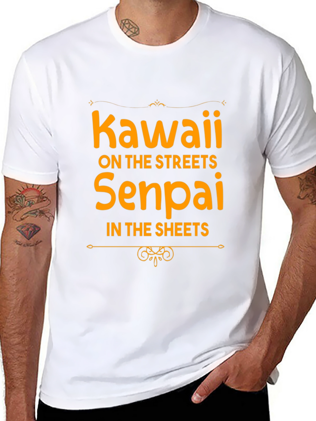 Kawaii Senpai Graphic T-Shirt - Anime Inspired Apparel