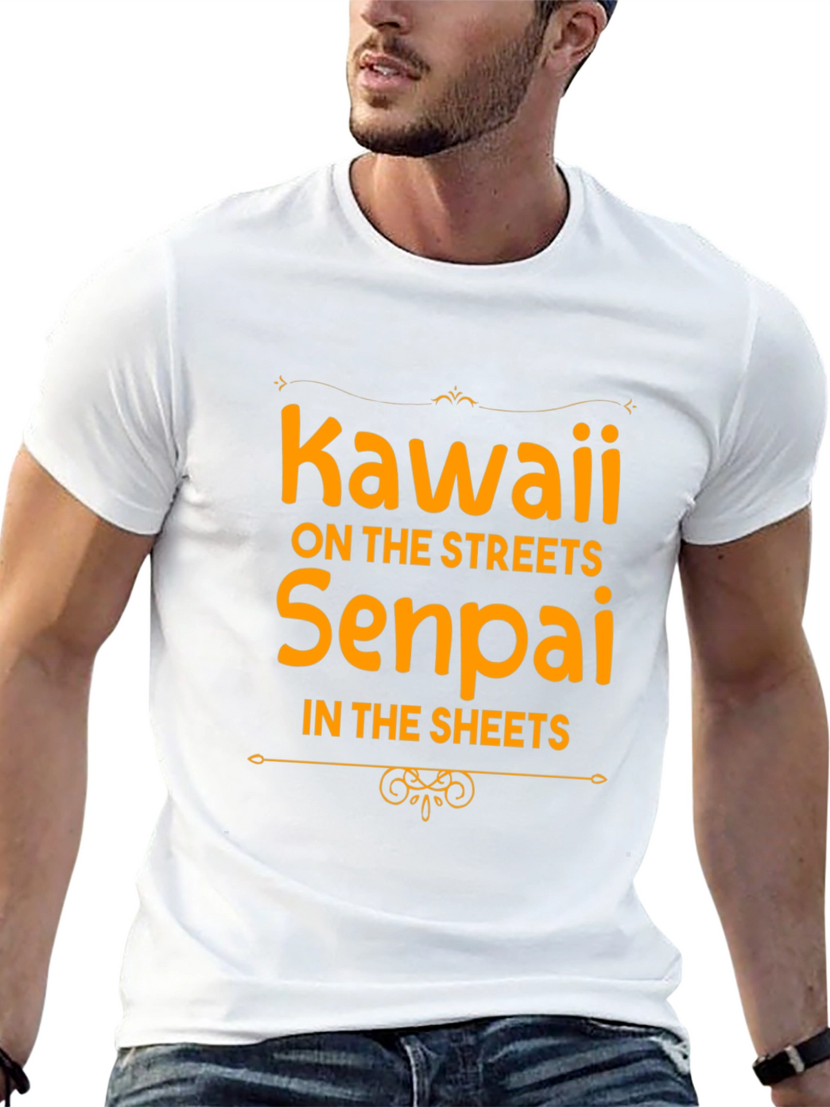 Kawaii Senpai Graphic T-Shirt - Anime Inspired Apparel