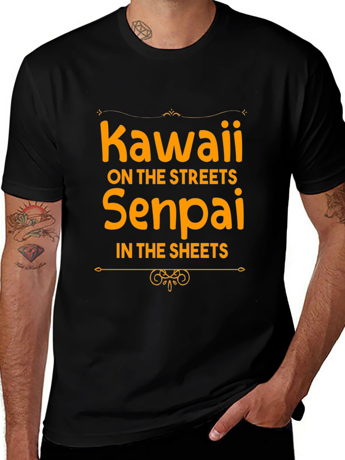 Kawaii Senpai Graphic T-Shirt - Anime Inspired Apparel