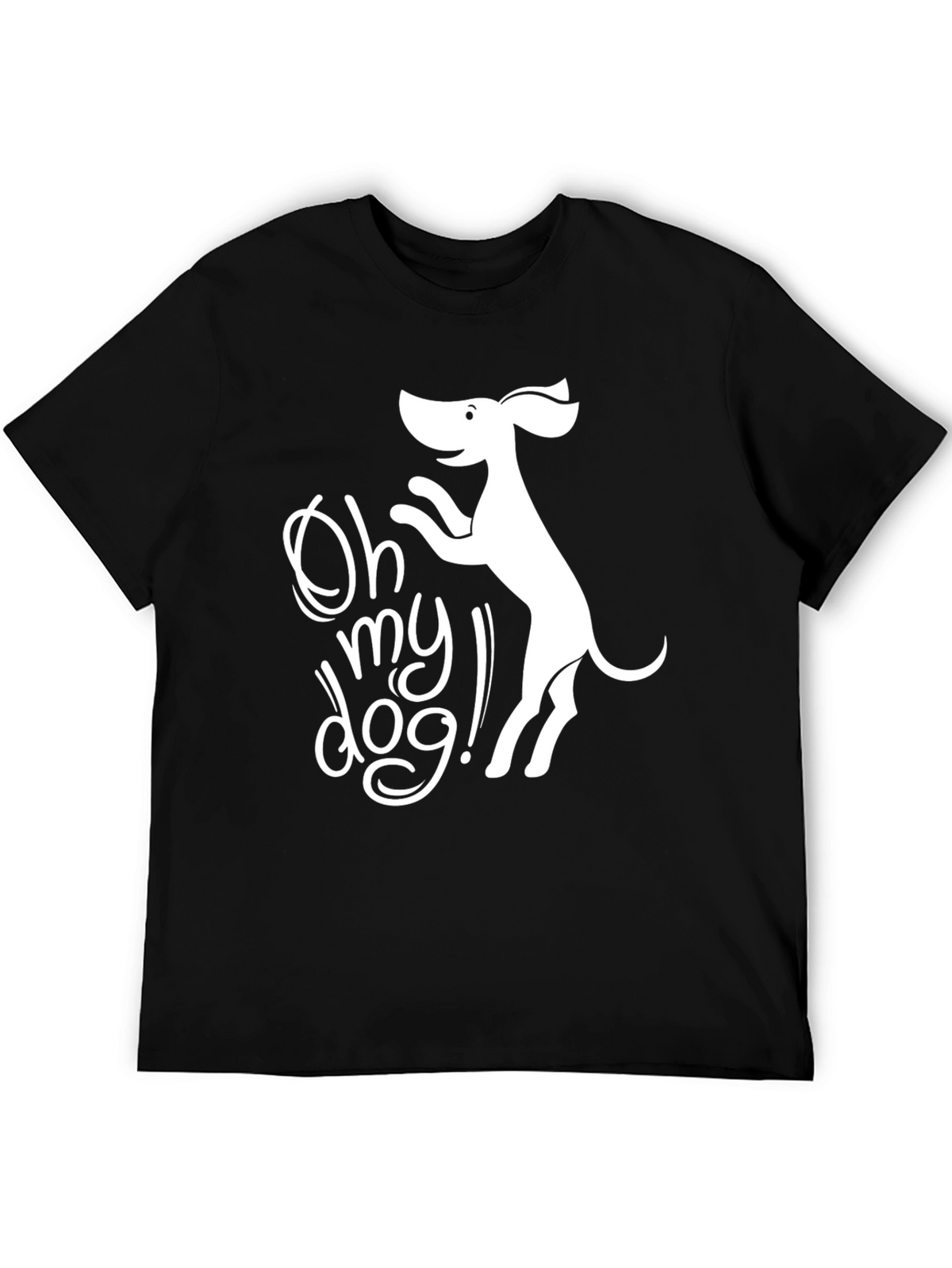 Oh My Dog! Graphic T-Shirt - Black