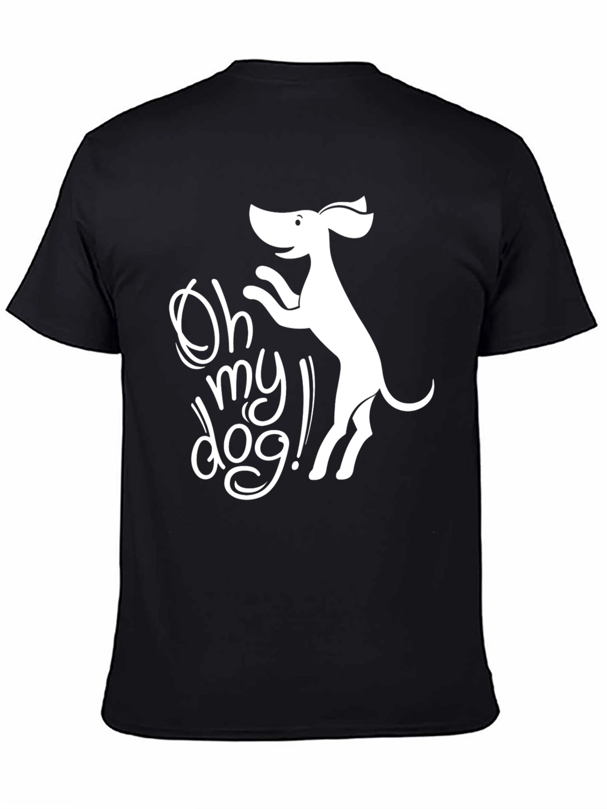 Oh My Dog! Graphic T-Shirt - Black