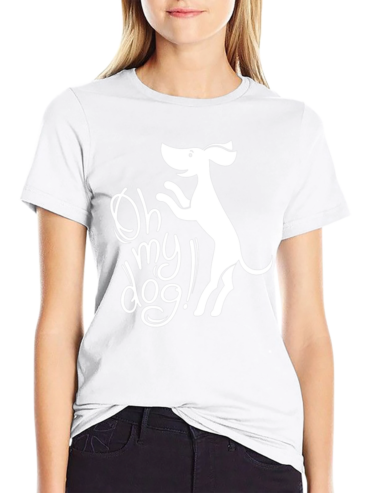 Oh My Dog! Graphic T-Shirt - Black