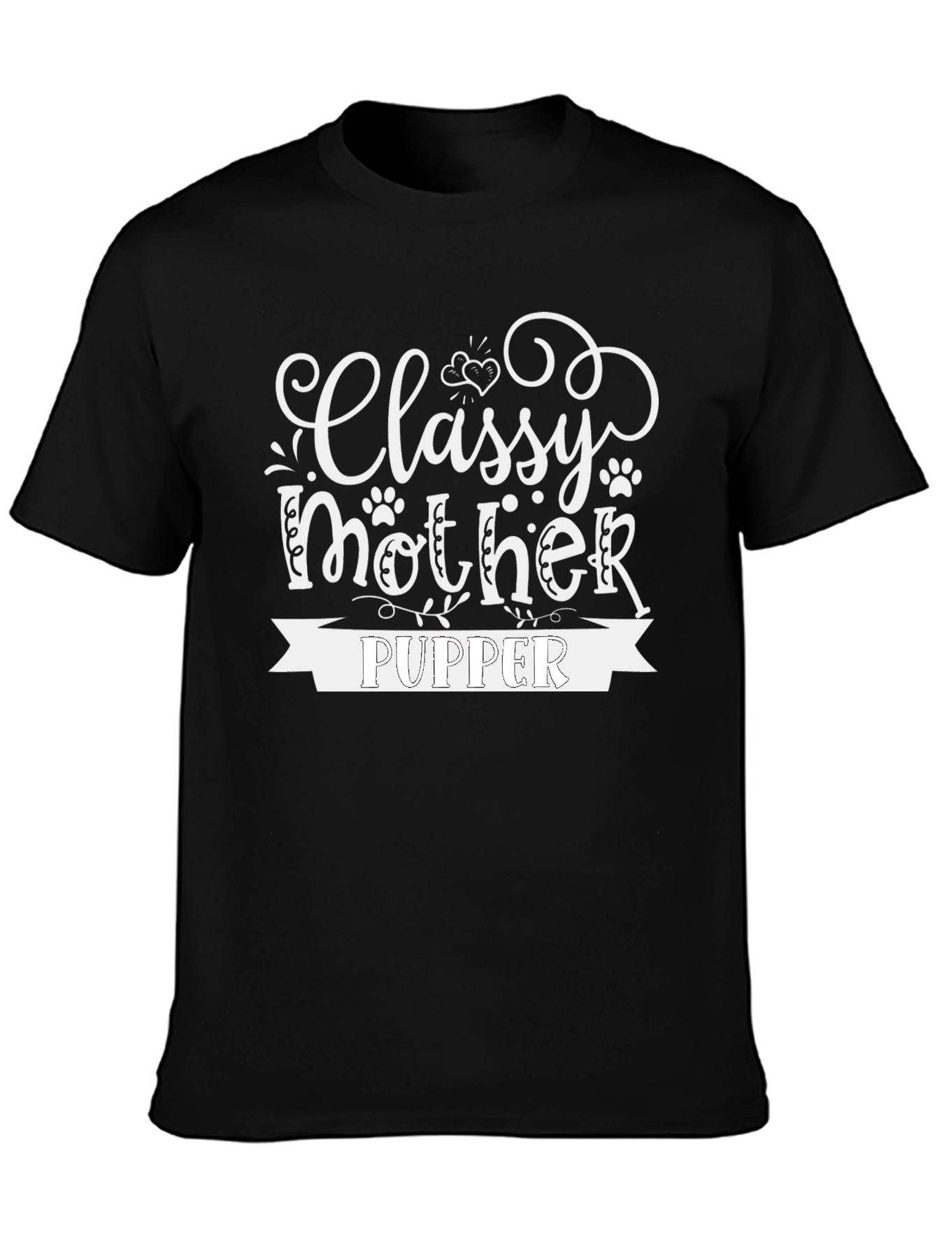 Classy Mother Pupper T-Shirt - Black