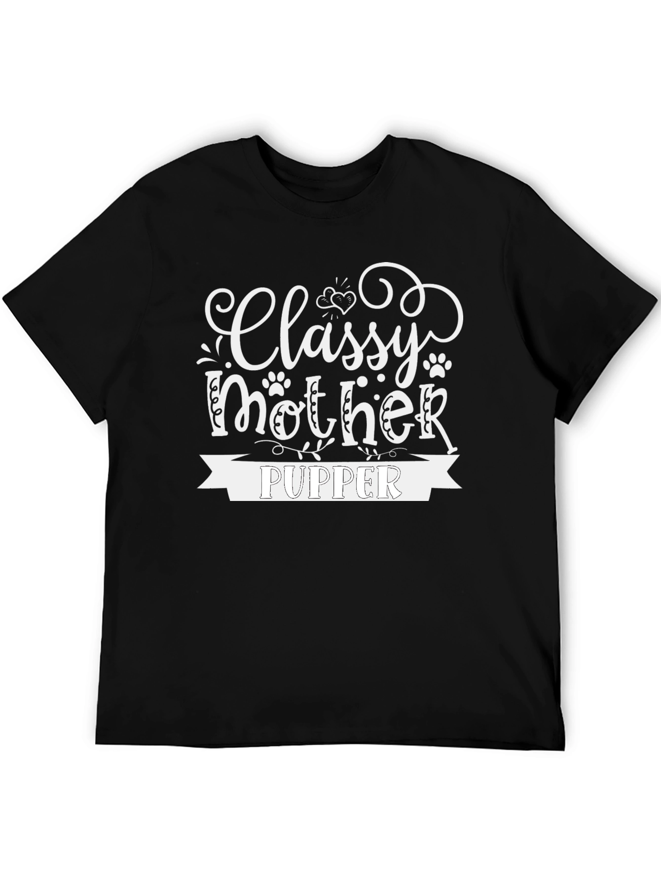 Classy Mother Pupper T-Shirt - Black
