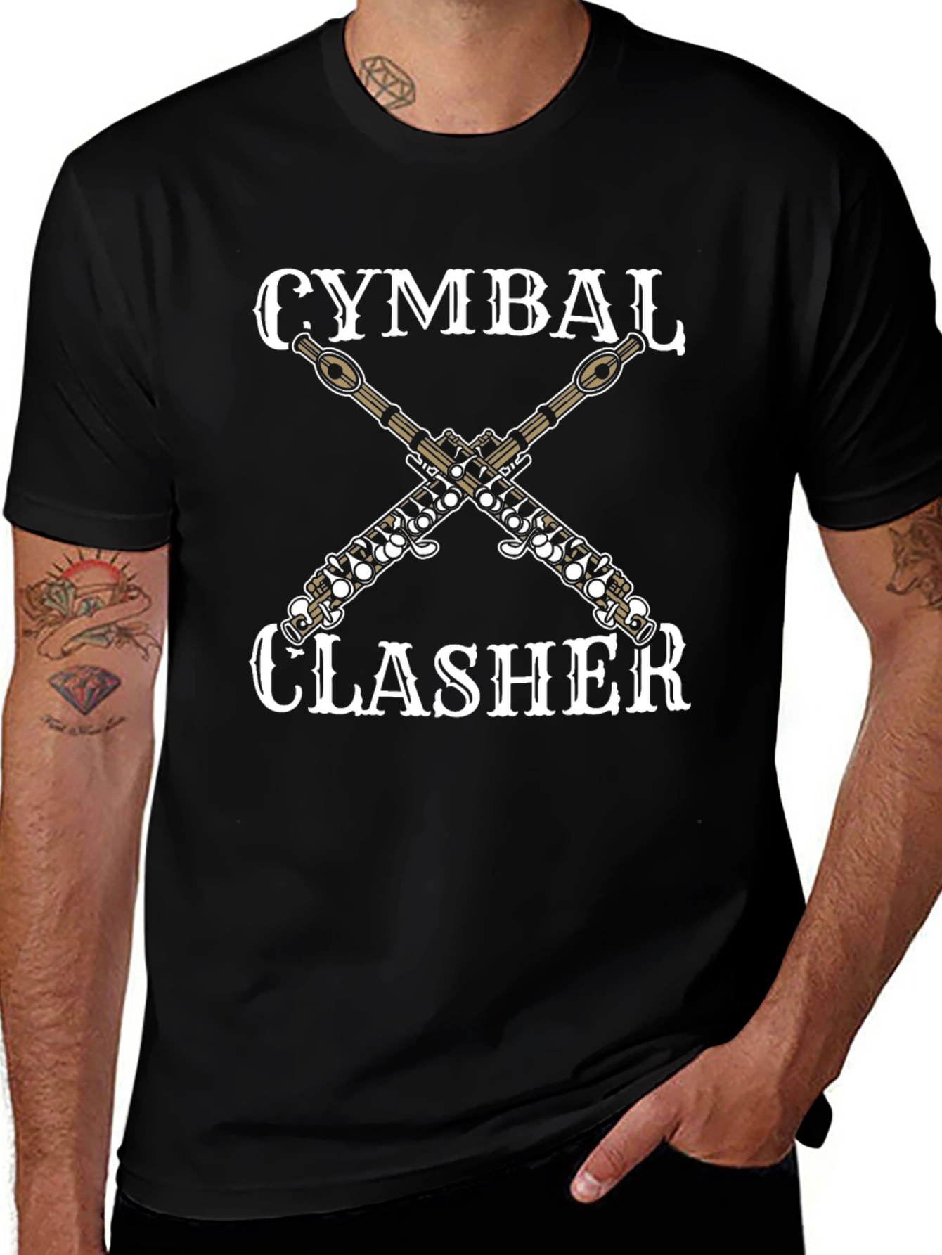 Cymbal Clasher T-Shirt - Musician Tee