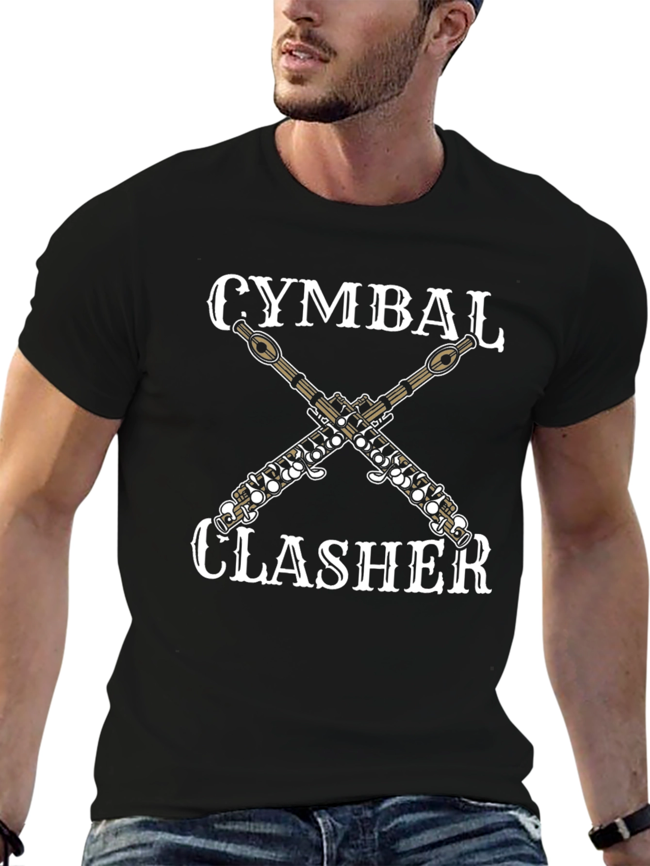 Cymbal Clasher T-Shirt - Musician Tee