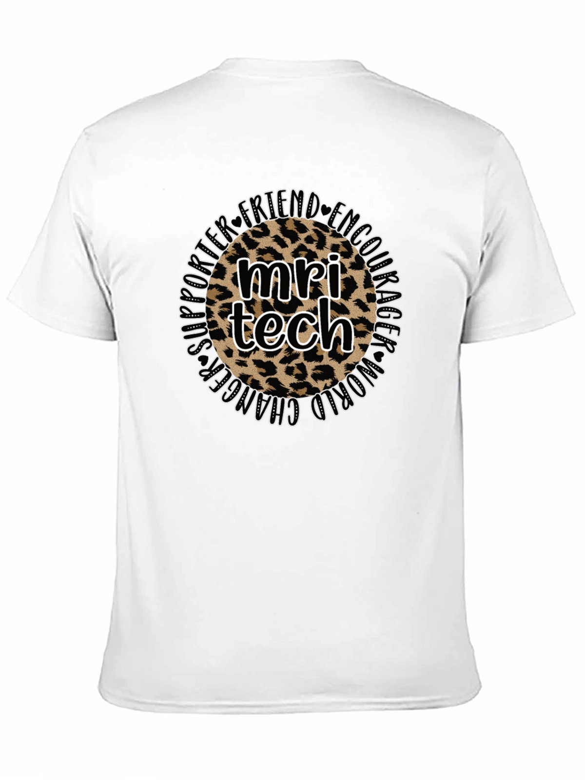 MRI Tech Leopard Print T-Shirt