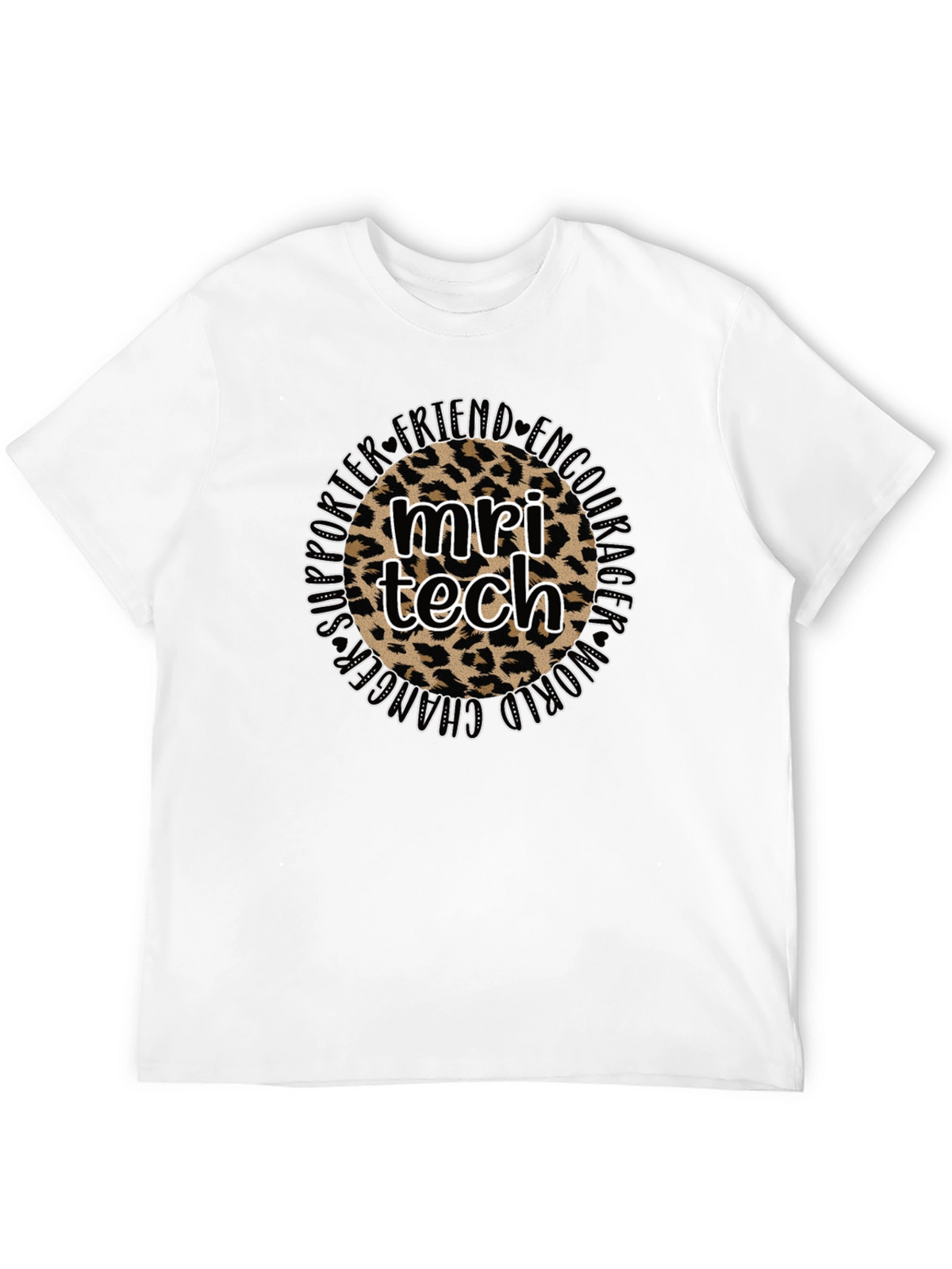 MRI Tech Leopard Print T-Shirt