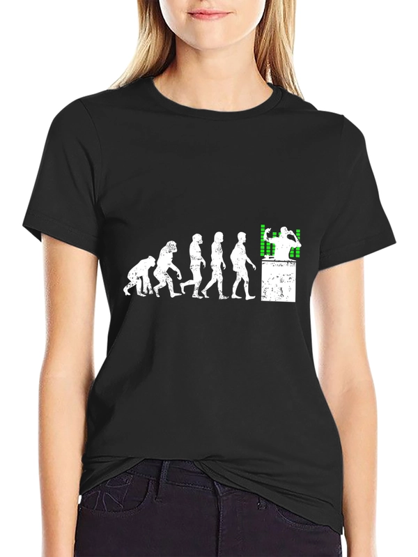 Evolution of DJ Black T-Shirt